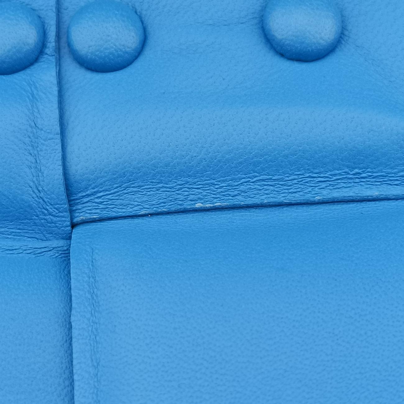 Secondhand Bottega Veneta The Chain Cassette Blue lambskin  shoulderbag | stylenewstar