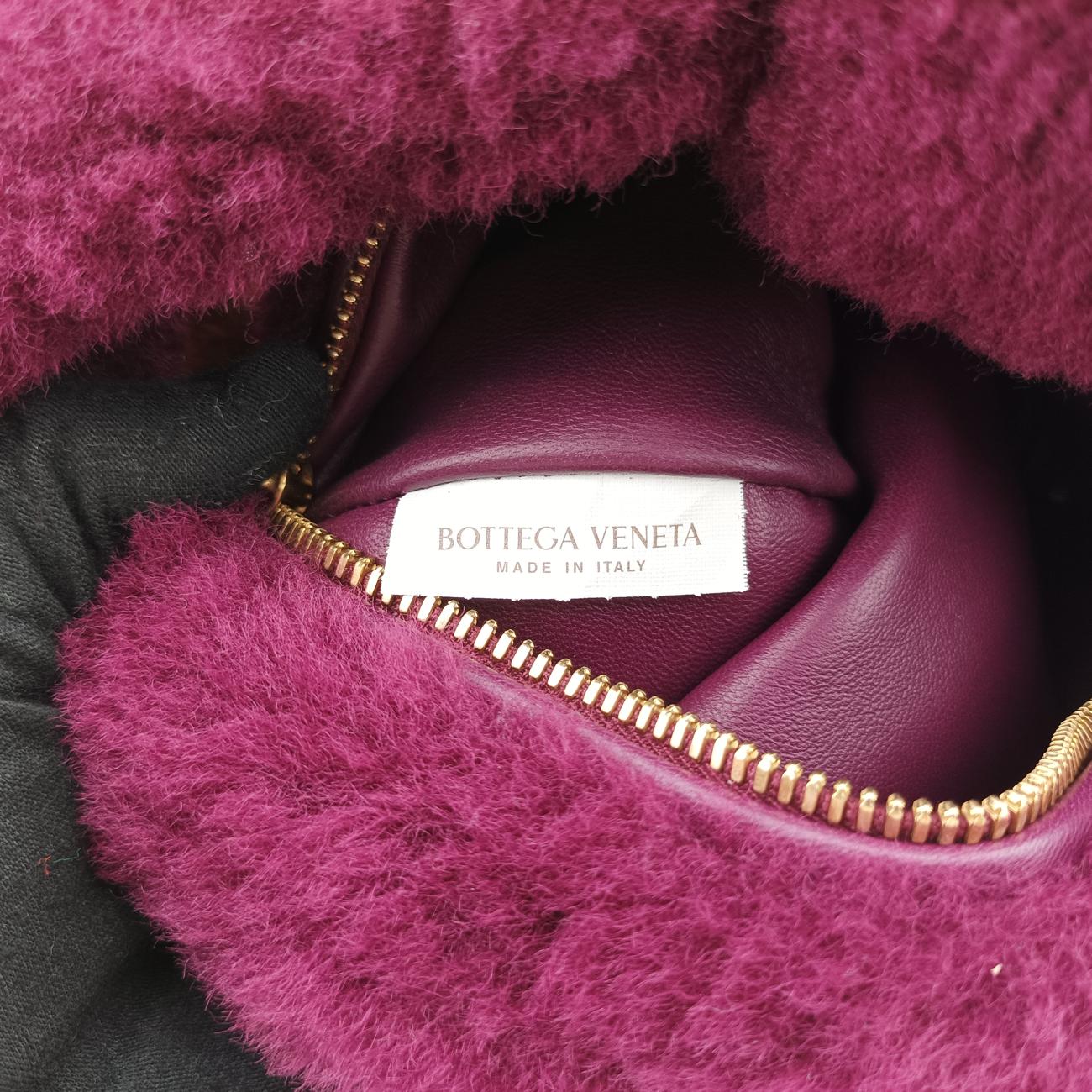 Secondhand Bottega Veneta The Jodie Purple Pile  handbag | stylenewstar