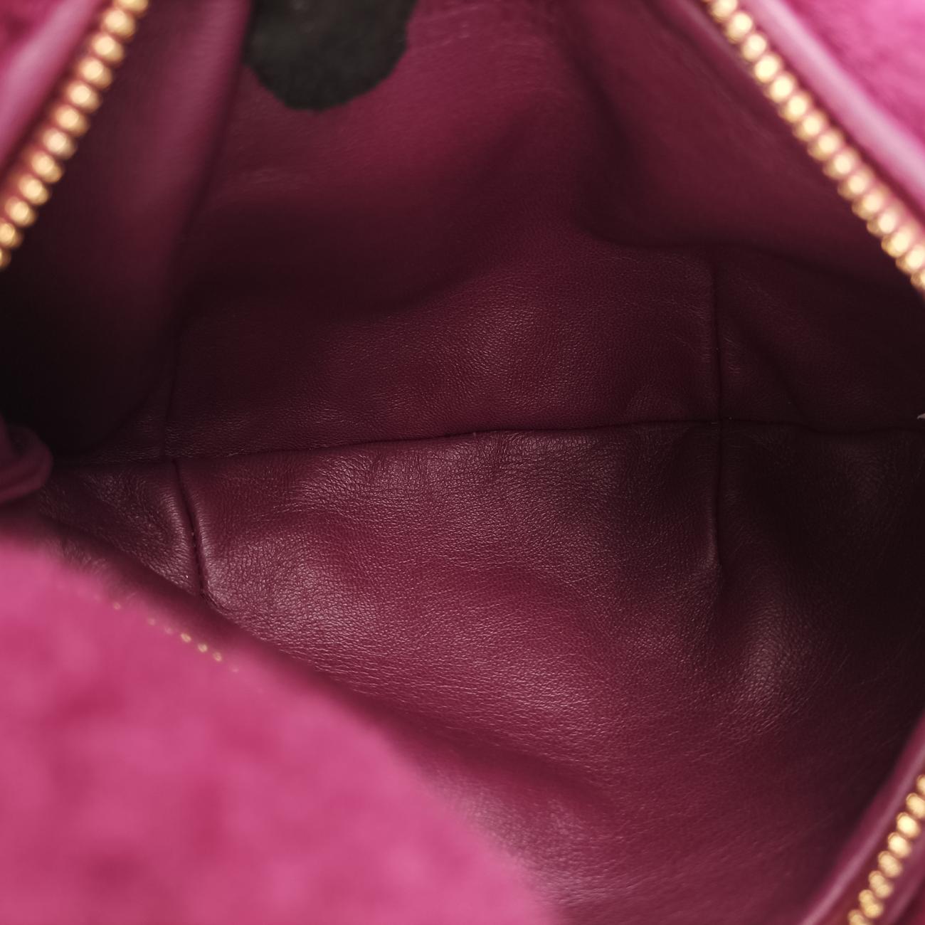 Secondhand Bottega Veneta The Jodie Purple Pile  handbag | stylenewstar