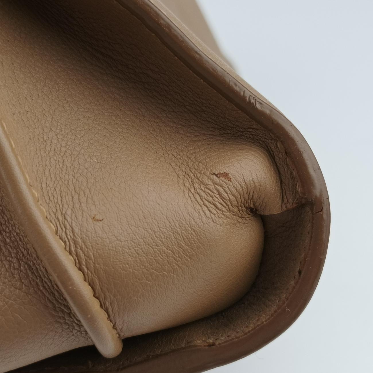 Pre-owned Yves Saint Laurent SAC DE JOUR beige Leather 324823 shoulderbag | stylenewstar