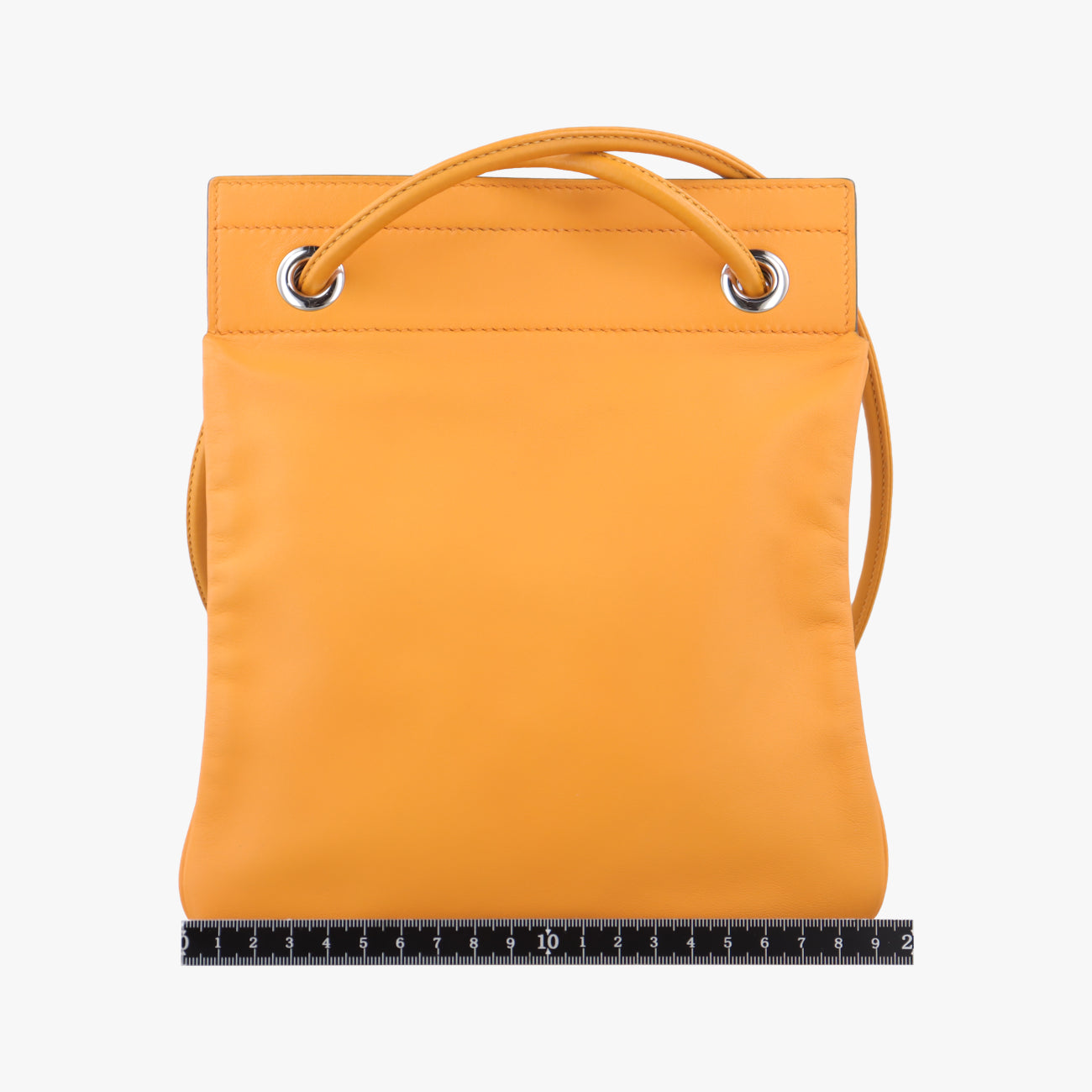 Pre-owned Hermes Sac Aline mini Orange lambskin  shoulderbag | stylenewstar