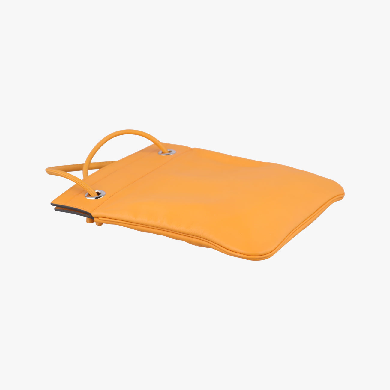 Pre-owned Hermes Sac Aline mini Orange lambskin  shoulderbag | stylenewstar