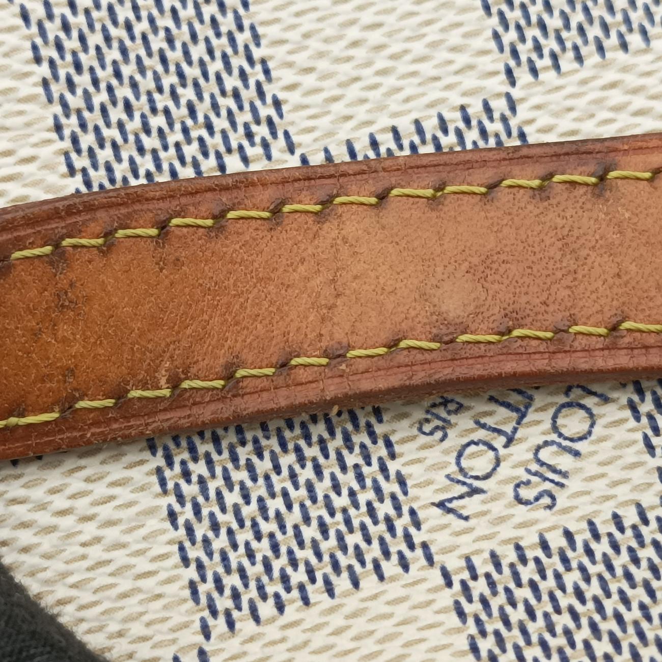 Vintage Louis Vuitton TOTALLY MM Azur Damier Canvas N51262 shoulderbag | stylenewstar