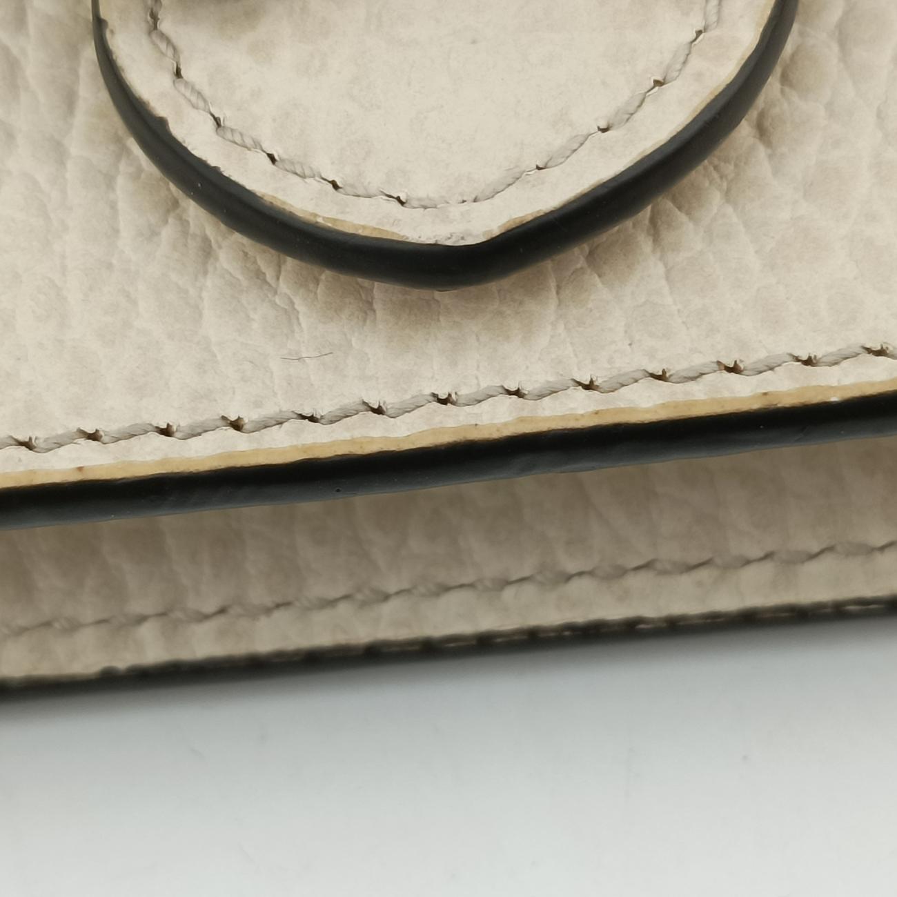 Pre-owned Gucci Dionysus White Leather 476432 shoulderbag | stylenewstar