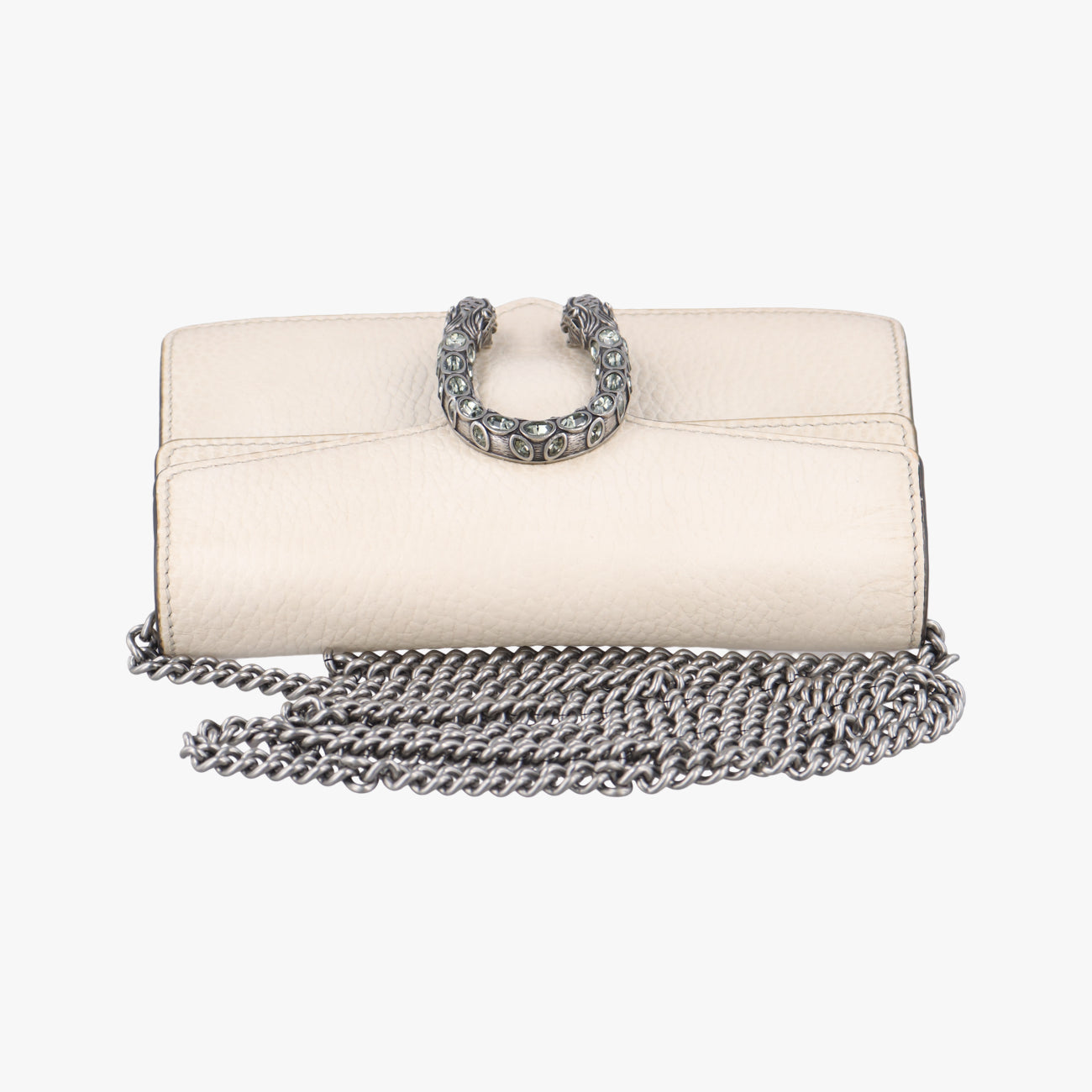 Pre-owned Gucci Dionysus White Leather 476432 shoulderbag | stylenewstar