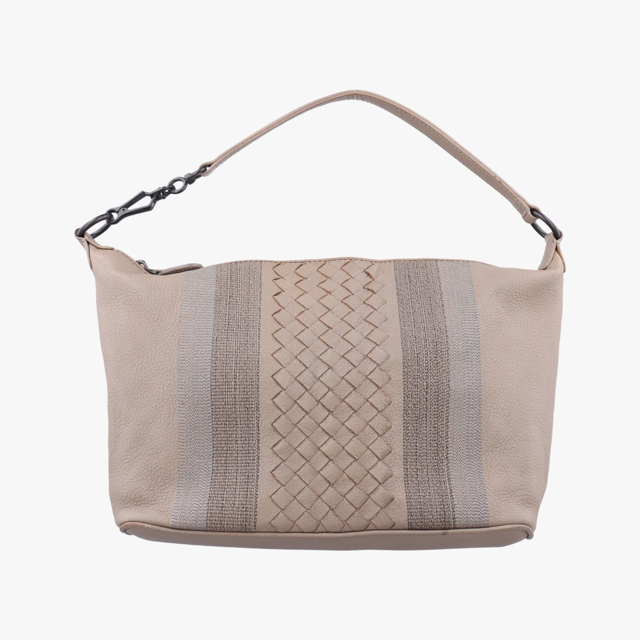 Pre-owned Bottega Veneta Intrecciato Beige x Multicolor lambskin  handbag | stylenewstar