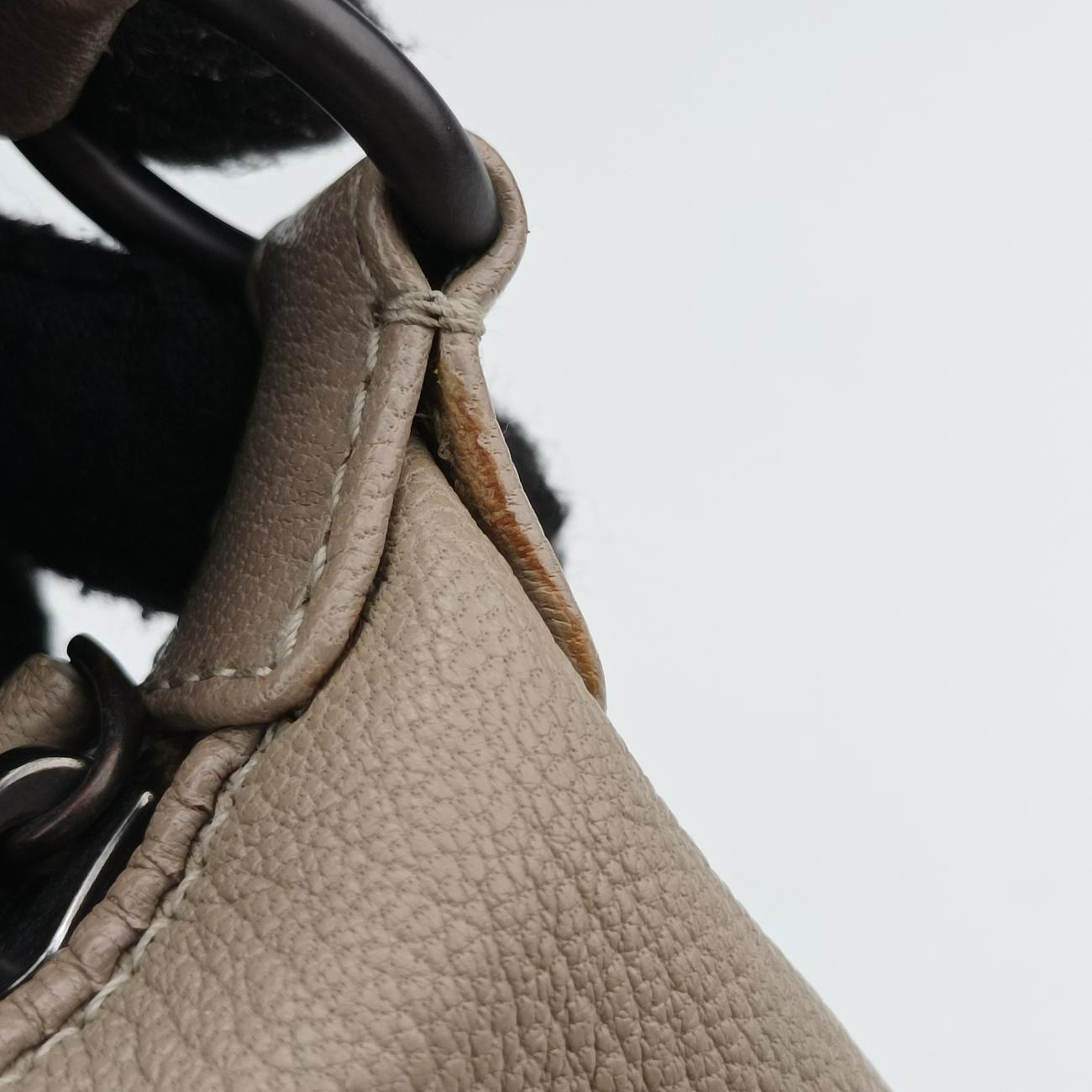 Pre-owned Bottega Veneta Intrecciato Beige x Multicolor lambskin  handbag | stylenewstar