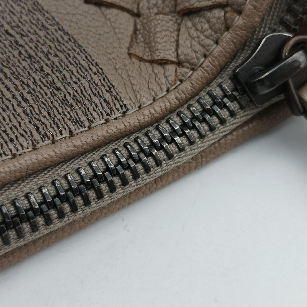 Pre-owned Bottega Veneta Intrecciato Beige x Multicolor lambskin  handbag | stylenewstar