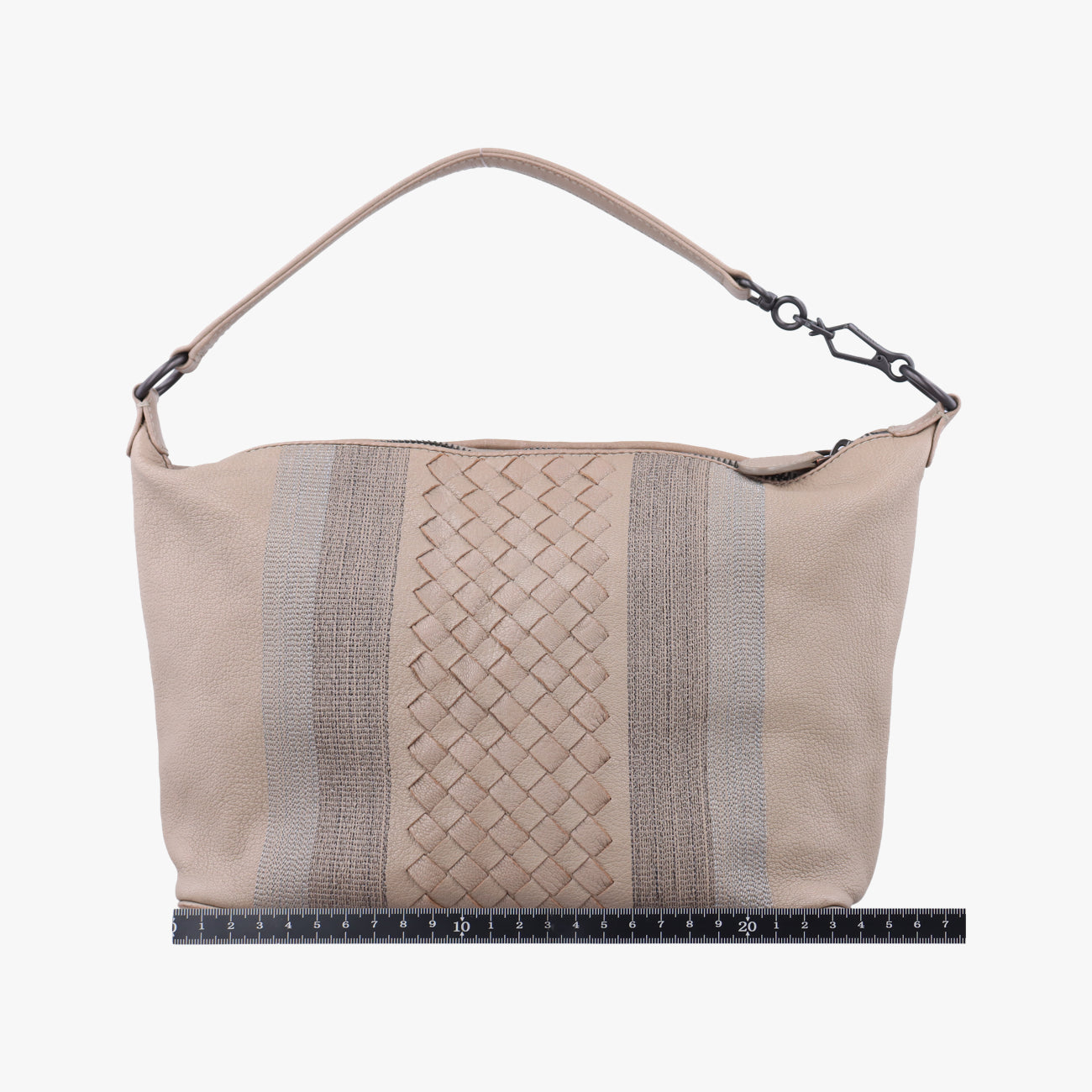 Pre-owned Bottega Veneta Intrecciato Beige x Multicolor lambskin  handbag | stylenewstar