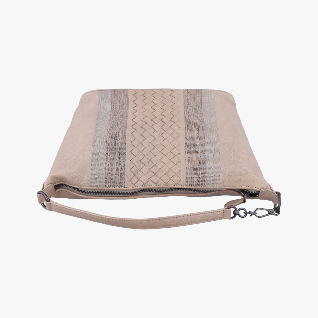 Pre-owned Bottega Veneta Intrecciato Beige x Multicolor lambskin  handbag | stylenewstar