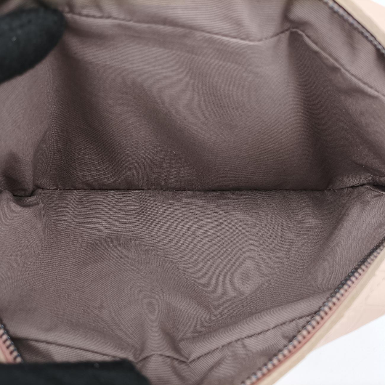 Pre-owned Bottega Veneta Intreccaito pink lambskin  shoulderbag | stylenewstar