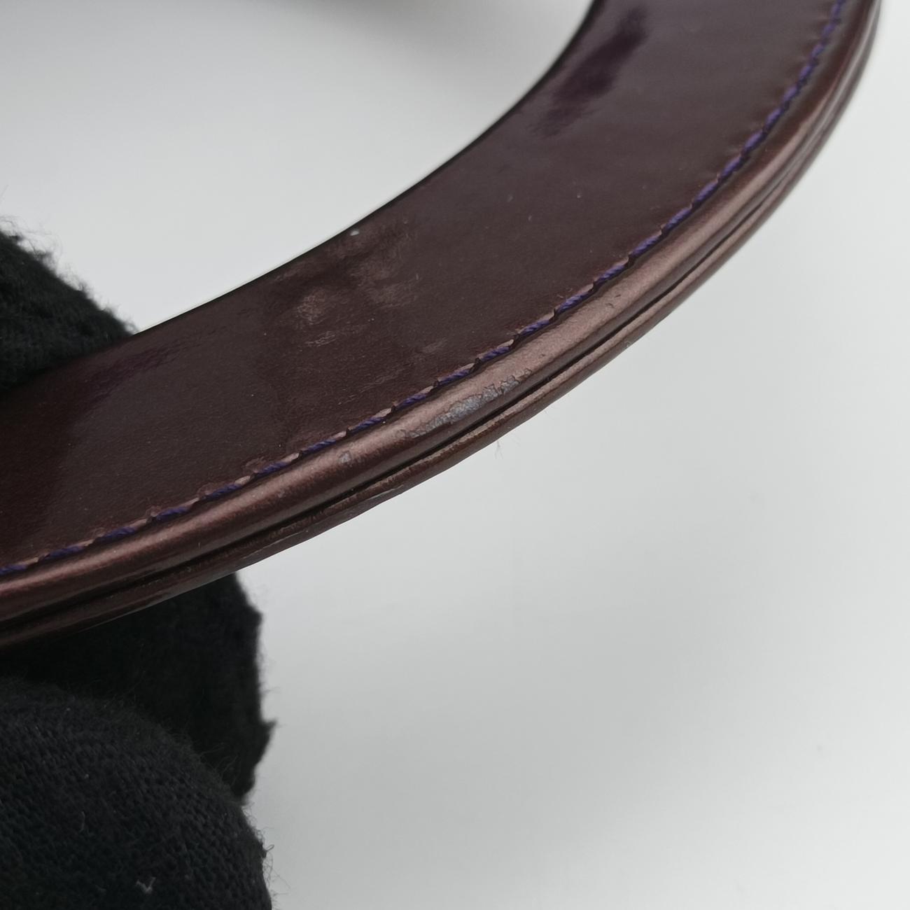 Pre-owned Christian Dior Lady Dior Purple x Orange x Brown Lambskin  shoulderbag | stylenewstar