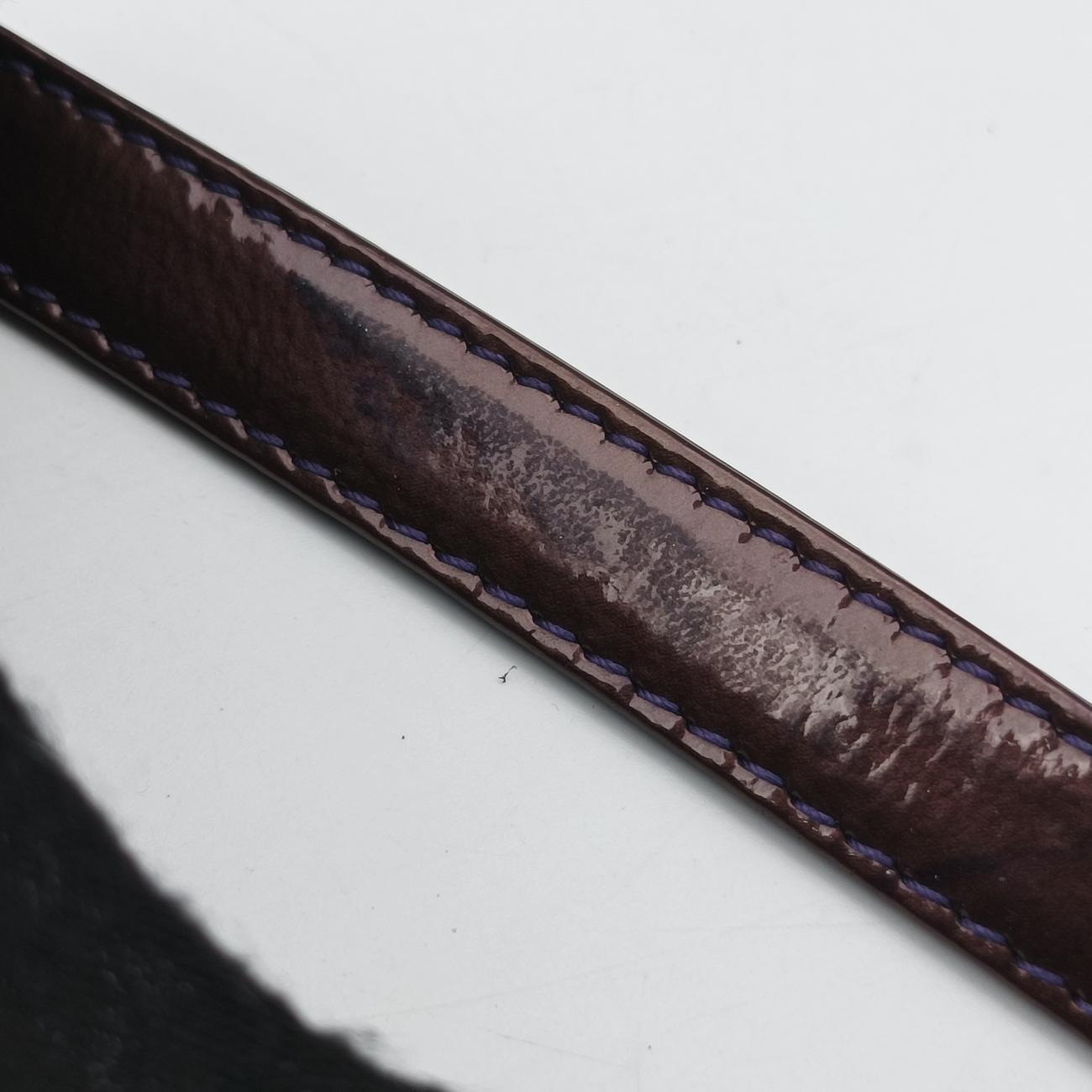 Pre-owned Christian Dior Lady Dior Purple x Orange x Brown Lambskin  shoulderbag | stylenewstar