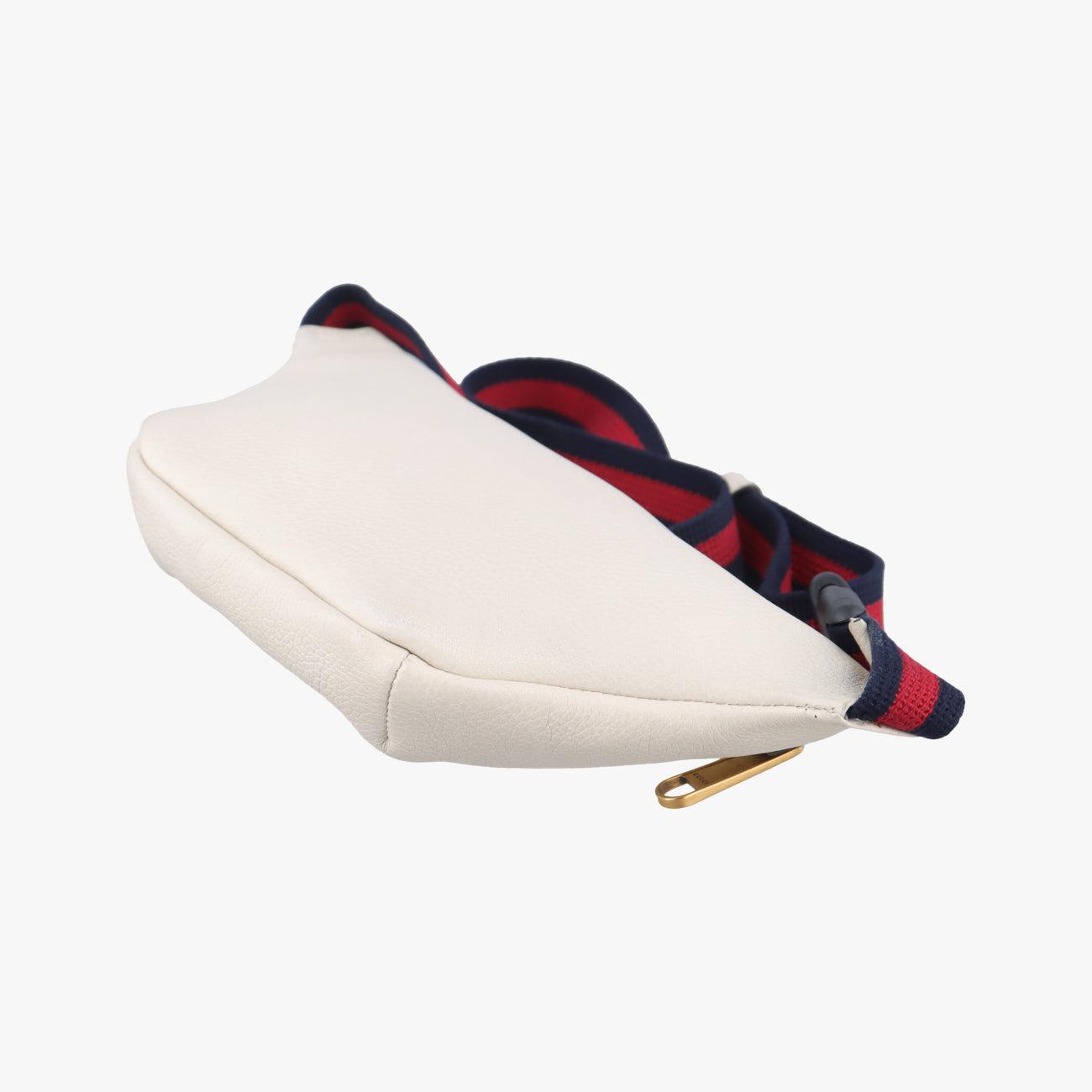 Pre-owned Gucci GUCCI Print White Leather 527792 bum bag/waist bag | stylenewstar