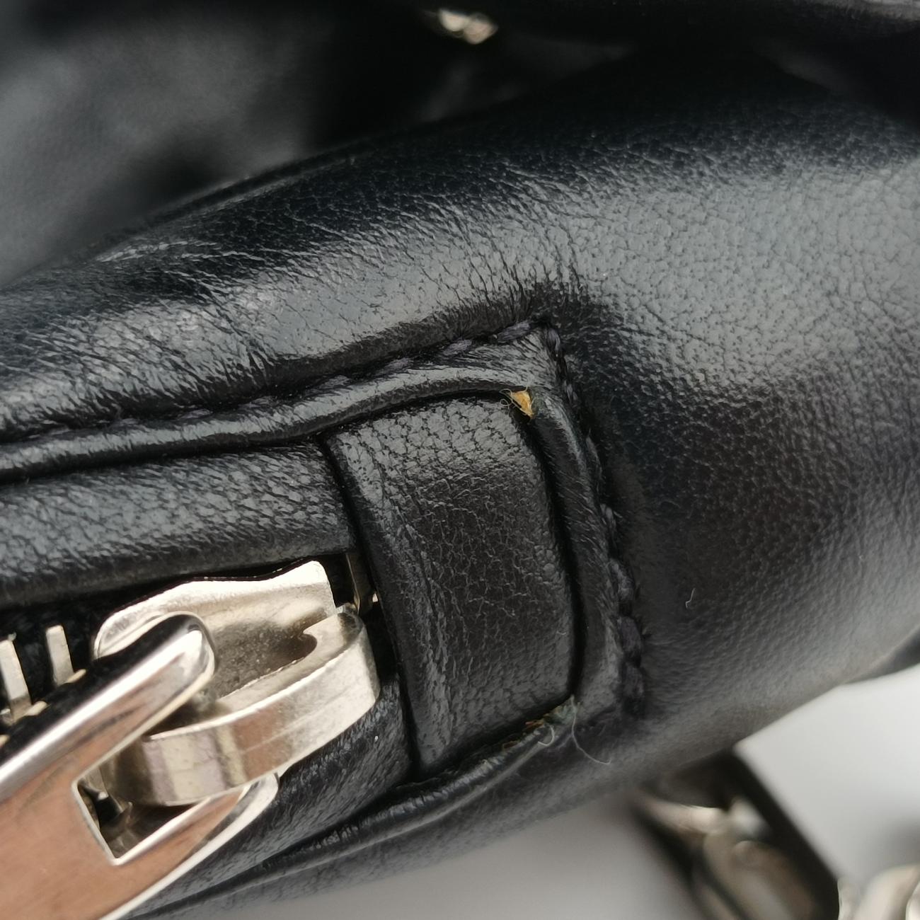 Secondhand Prada Double Flap Black Leather BR5036  shoulderbag | stylenewstar