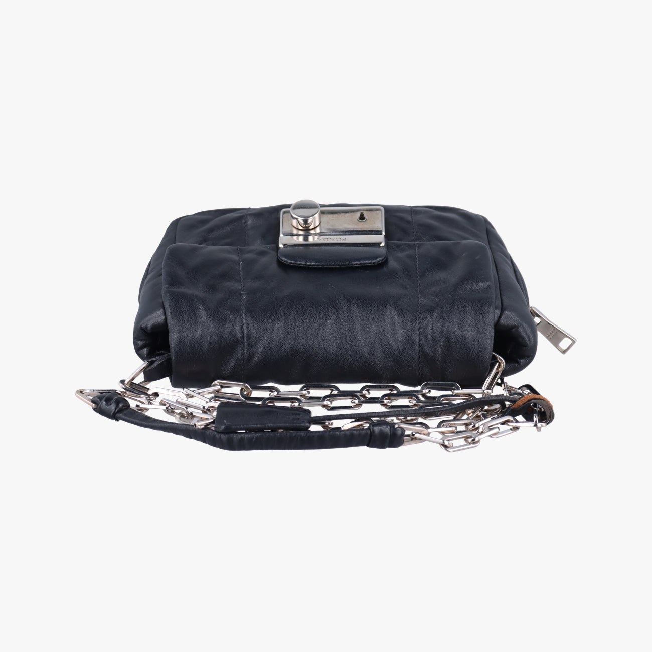 Secondhand Prada Double Flap Black Leather BR5036  shoulderbag | stylenewstar
