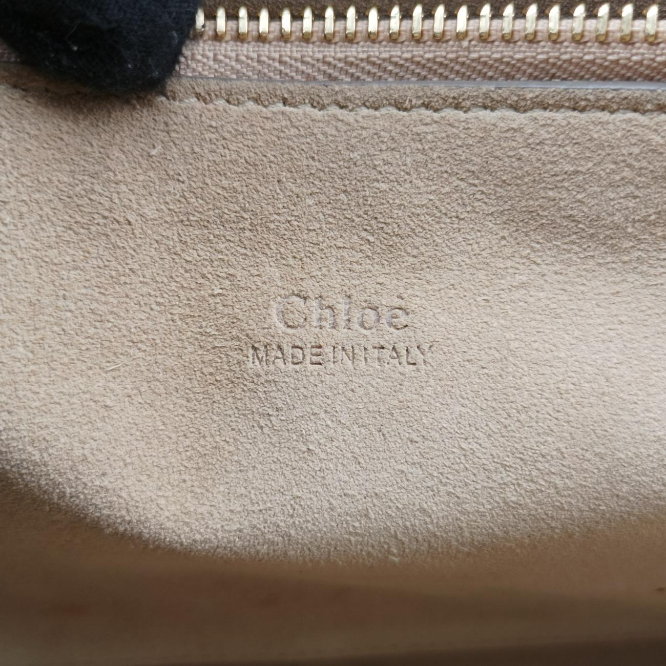 Pre-owned Chloe FAYE Brown Suede × leather  shoulderbag | stylenewstar