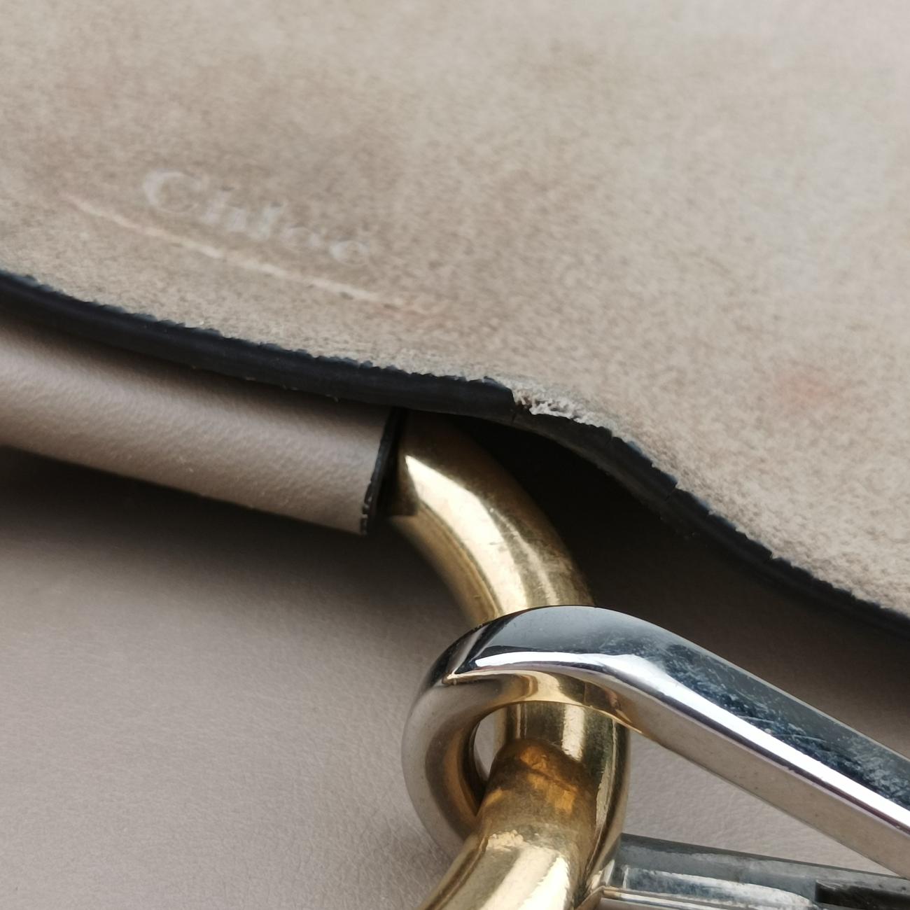 Pre-owned Chloe FAYE Brown Suede × leather  shoulderbag | stylenewstar