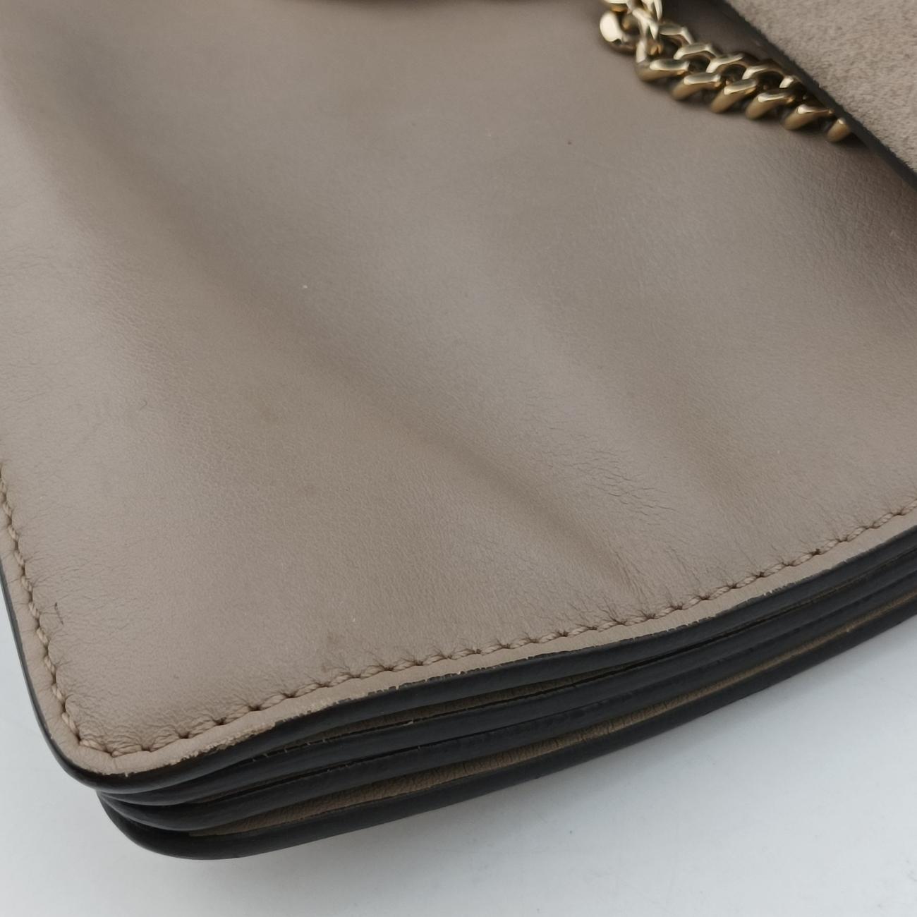 Pre-owned Chloe FAYE Brown Suede × leather  shoulderbag | stylenewstar