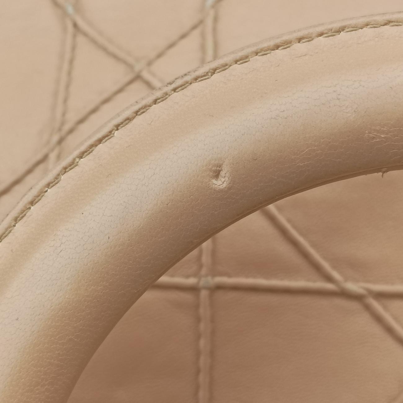 Pre-owned Christian Dior Granville Beige lambskin  handbag | stylenewstar