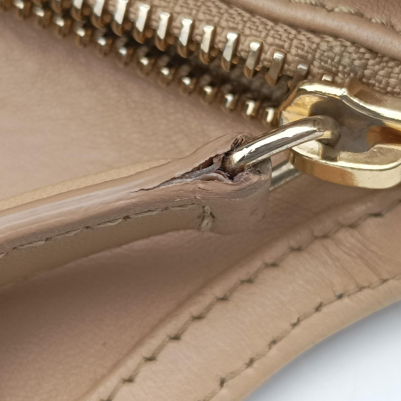 Pre-owned Christian Dior Granville Beige lambskin  handbag | stylenewstar