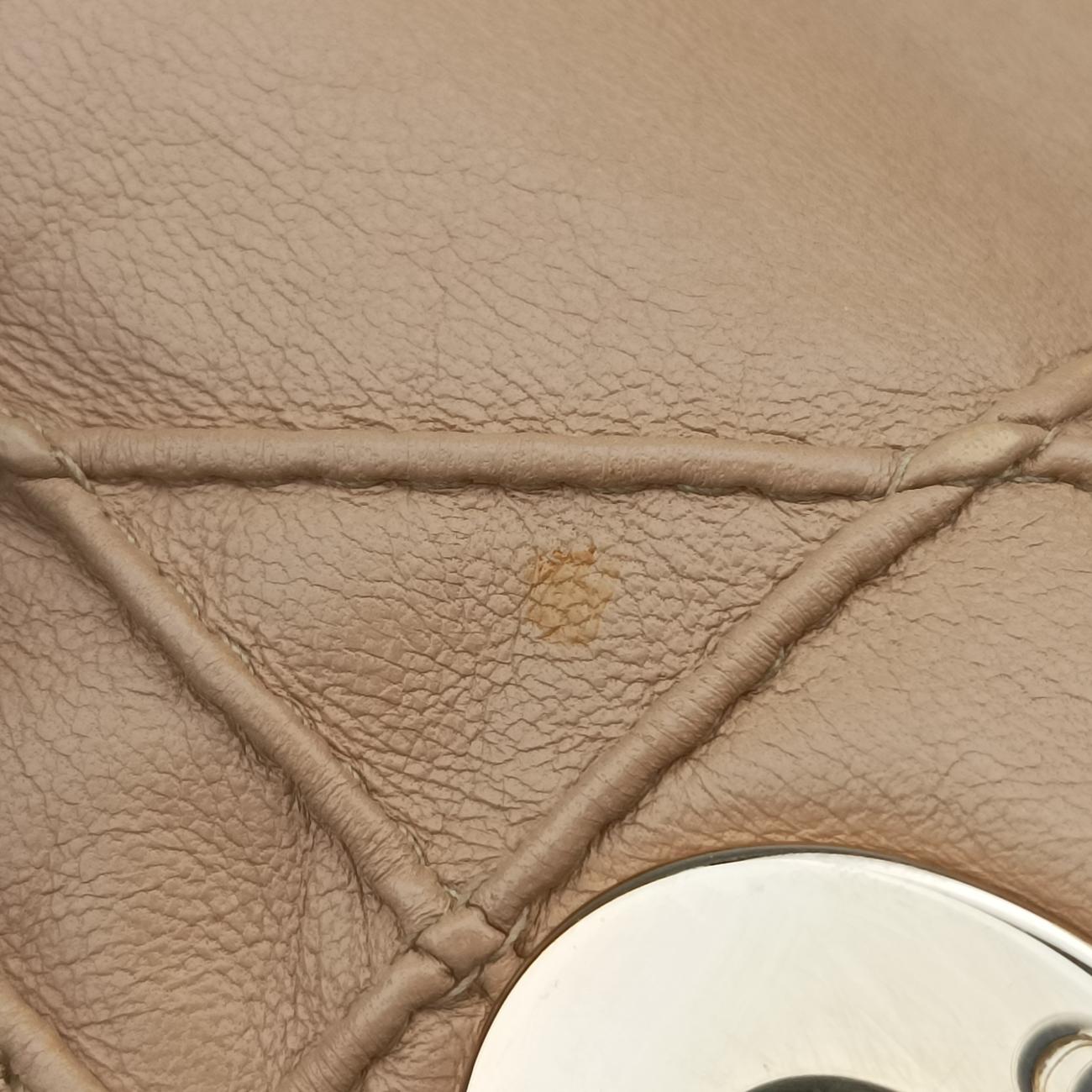 Pre-owned Christian Dior Granville Beige lambskin  handbag | stylenewstar