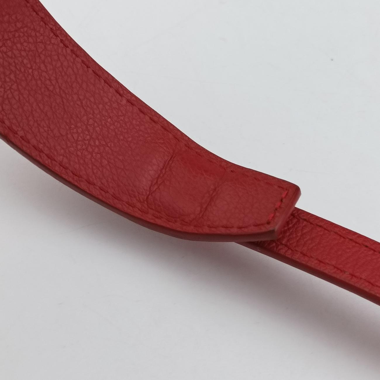 Pre-owned Louis Vuitton Lock Me II BB Ruby Leather M51202 shoulderbag | stylenewstar