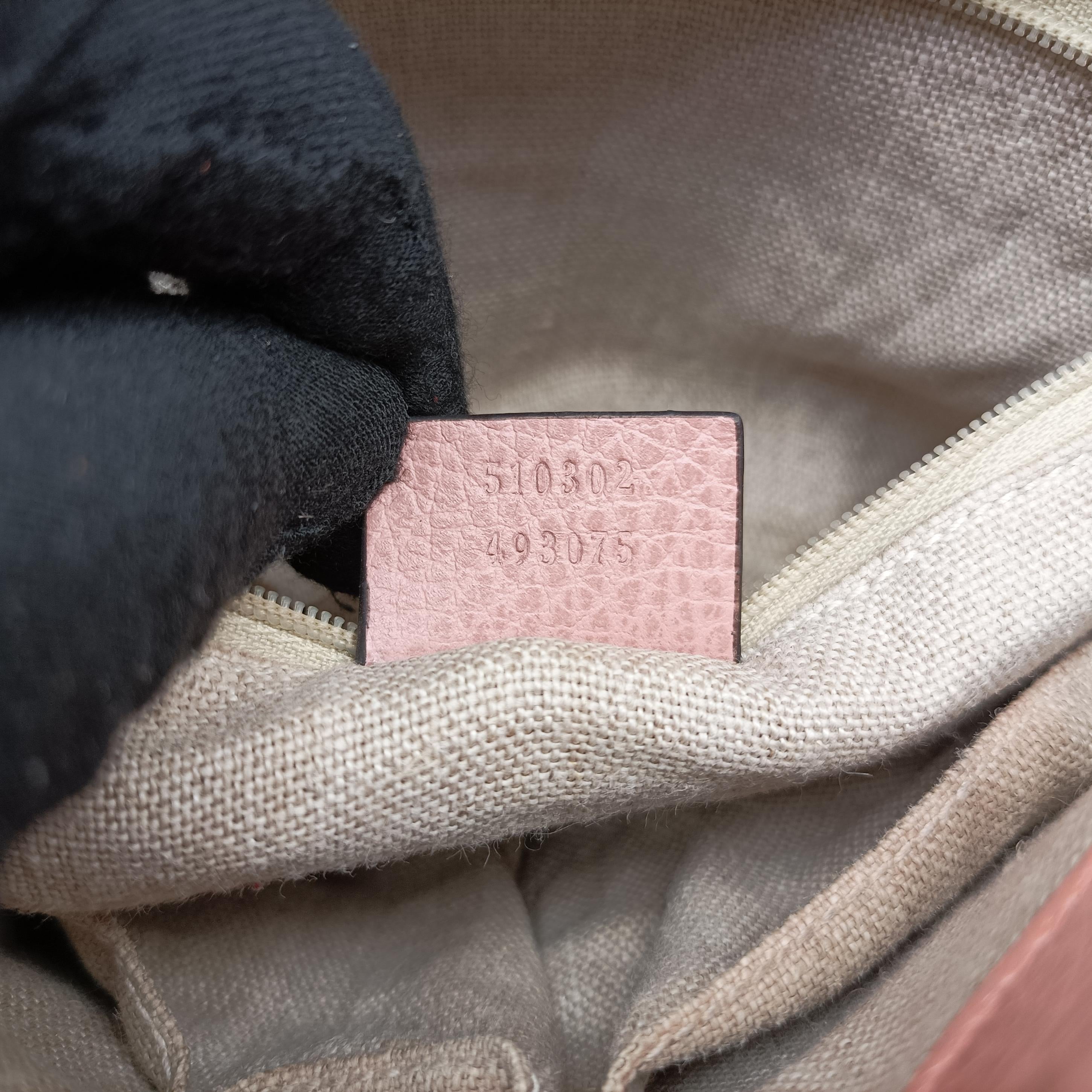 Vintage Gucci Interlocking G Pink Leather 510302 shoulderbag | stylenewstar