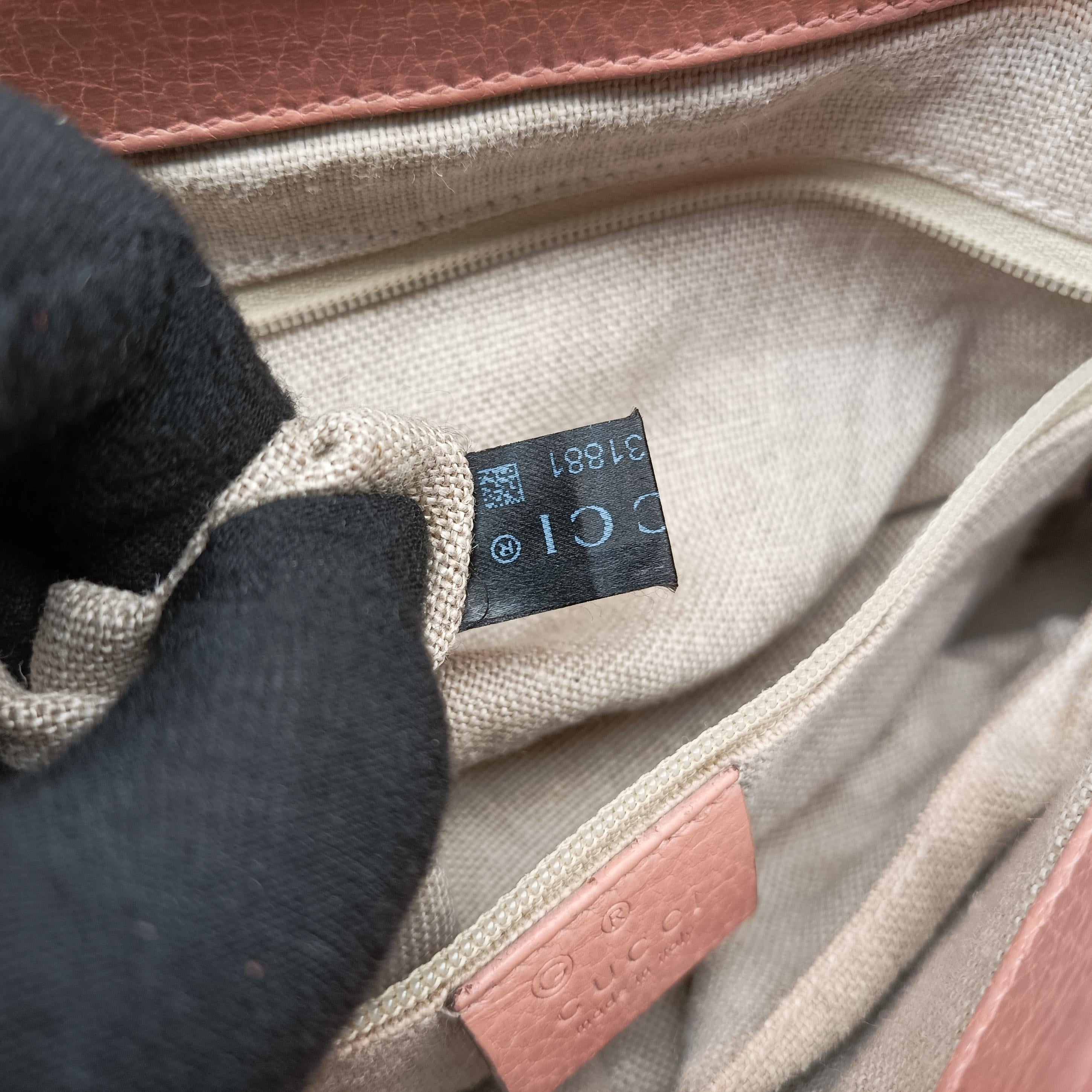 Vintage Gucci Interlocking G Pink Leather 510302 shoulderbag | stylenewstar