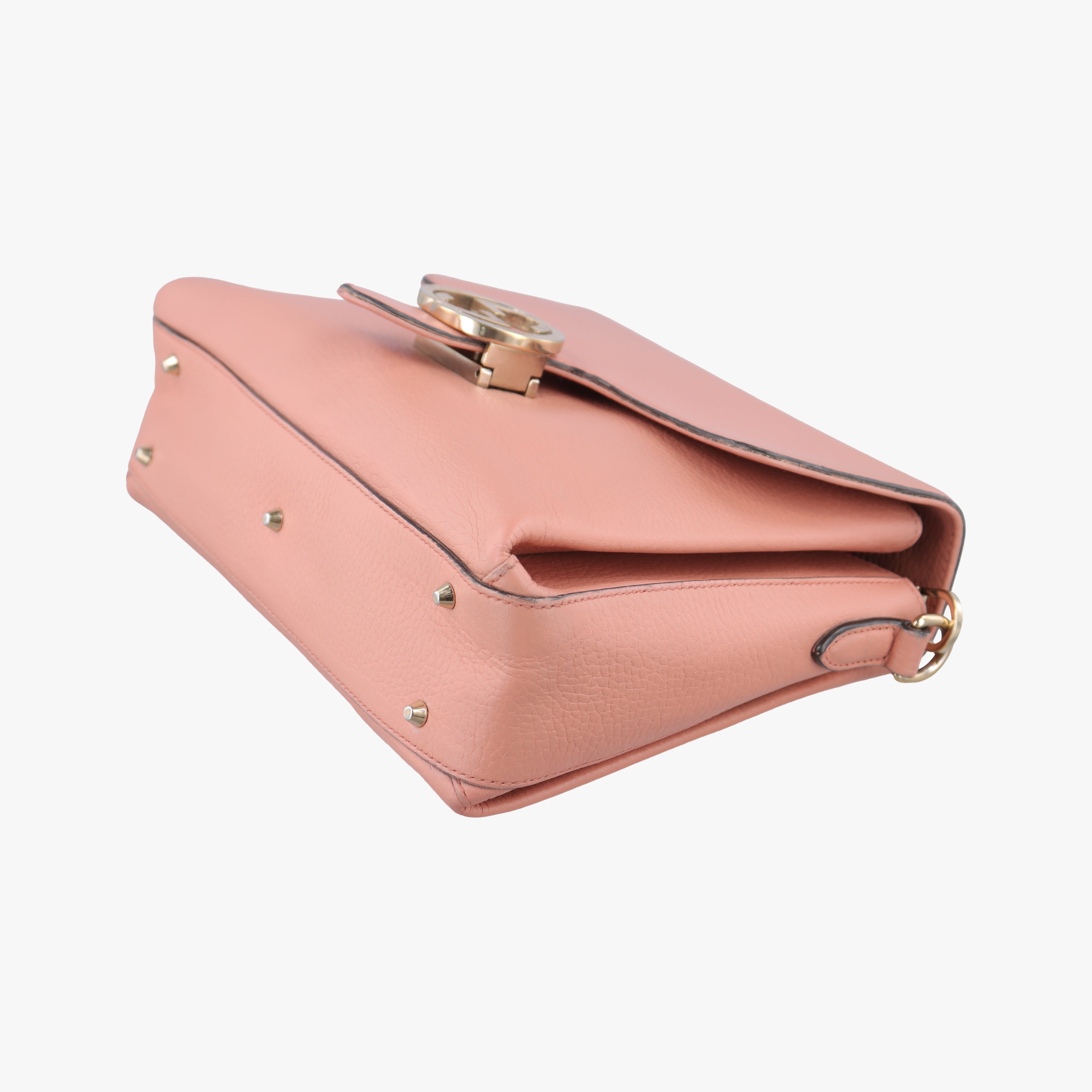 Vintage Gucci Interlocking G Pink Leather 510302 shoulderbag | stylenewstar