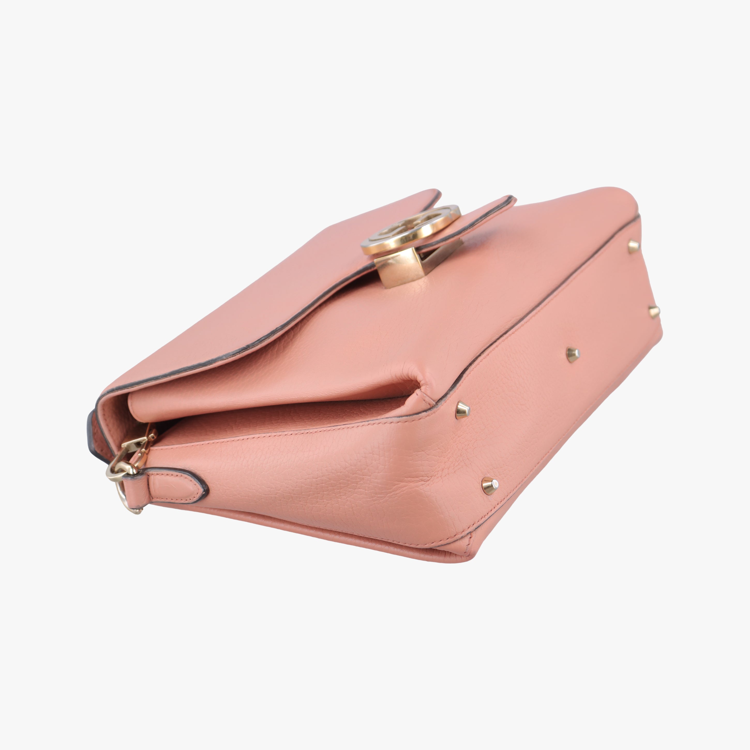 Vintage Gucci Interlocking G Pink Leather 510302 shoulderbag | stylenewstar