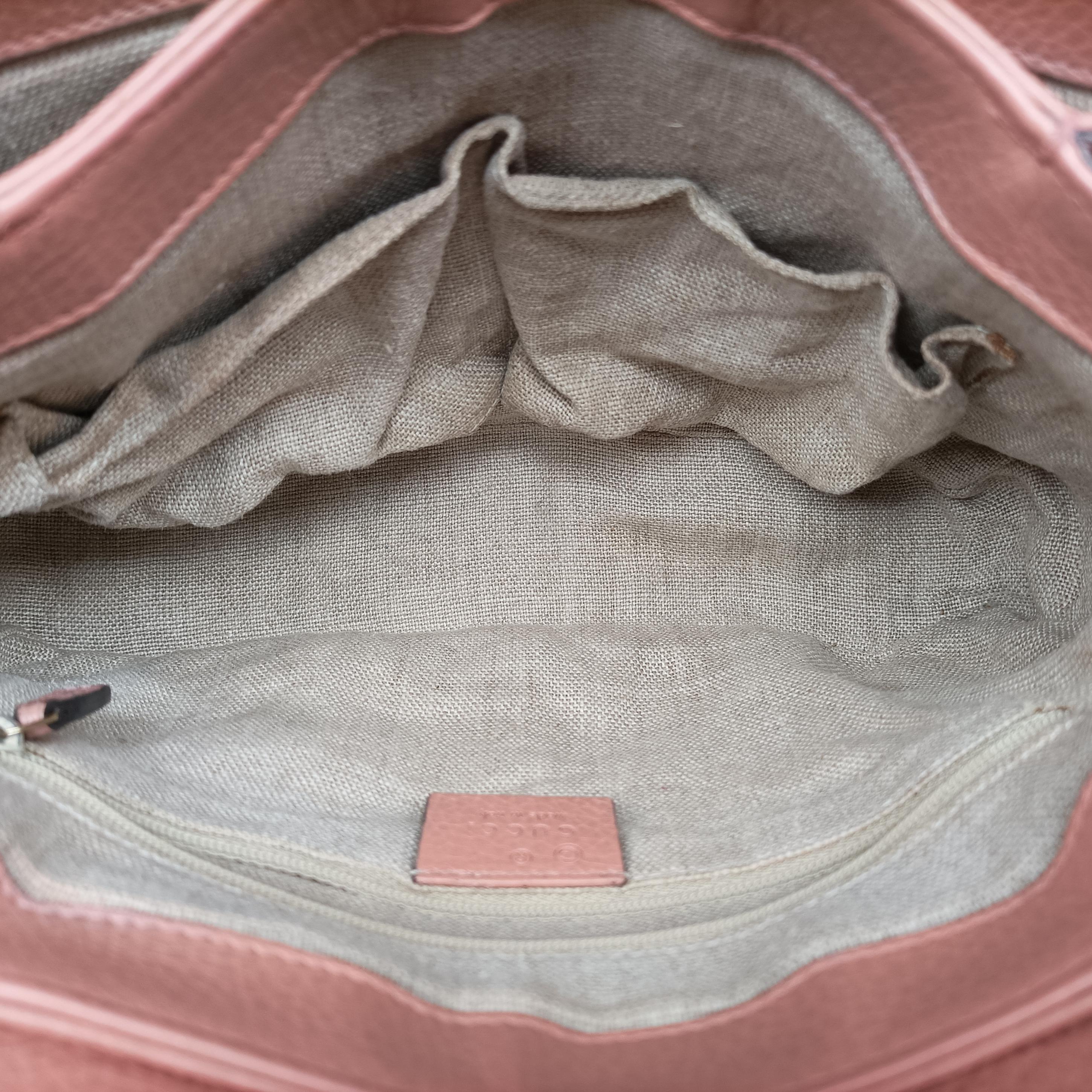 Vintage Gucci Interlocking G Pink Leather 510302 shoulderbag | stylenewstar