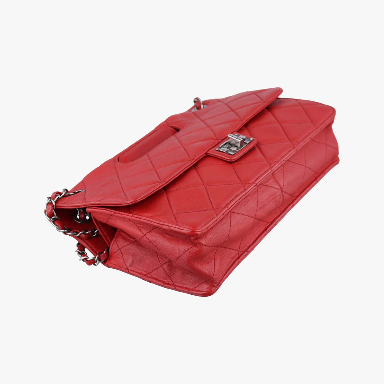 Pre-owned Chanel Paris-Byzance Take Away Flap Red lambskin A66738 shoulderbag | stylenewstar