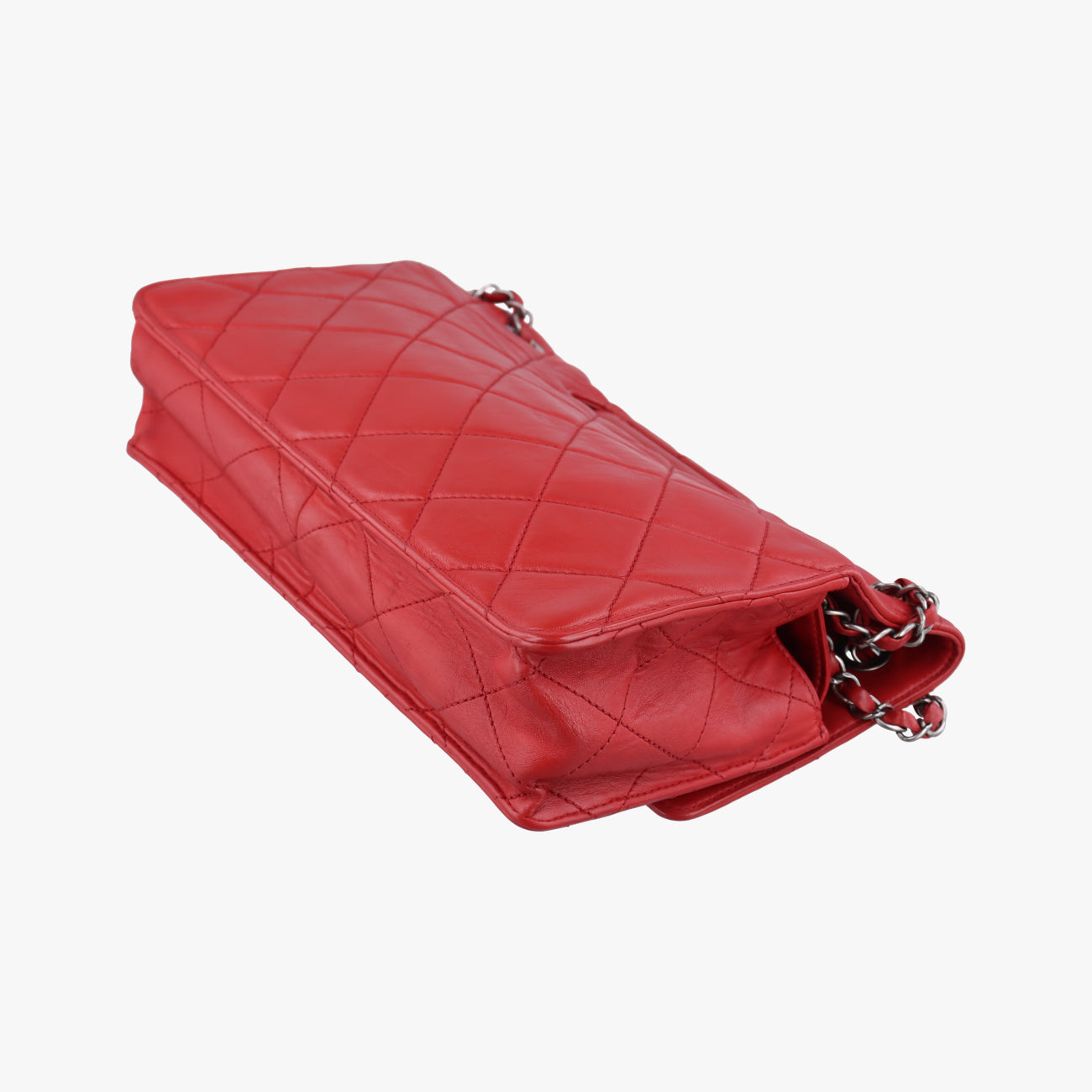 Pre-owned Chanel Paris-Byzance Take Away Flap Red lambskin A66738 shoulderbag | stylenewstar