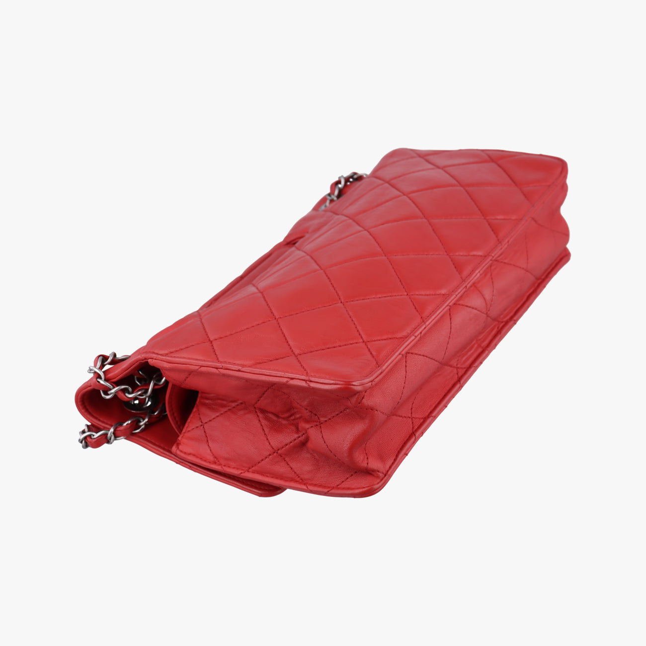 Pre-owned Chanel Paris-Byzance Take Away Flap Red lambskin A66738 shoulderbag | stylenewstar