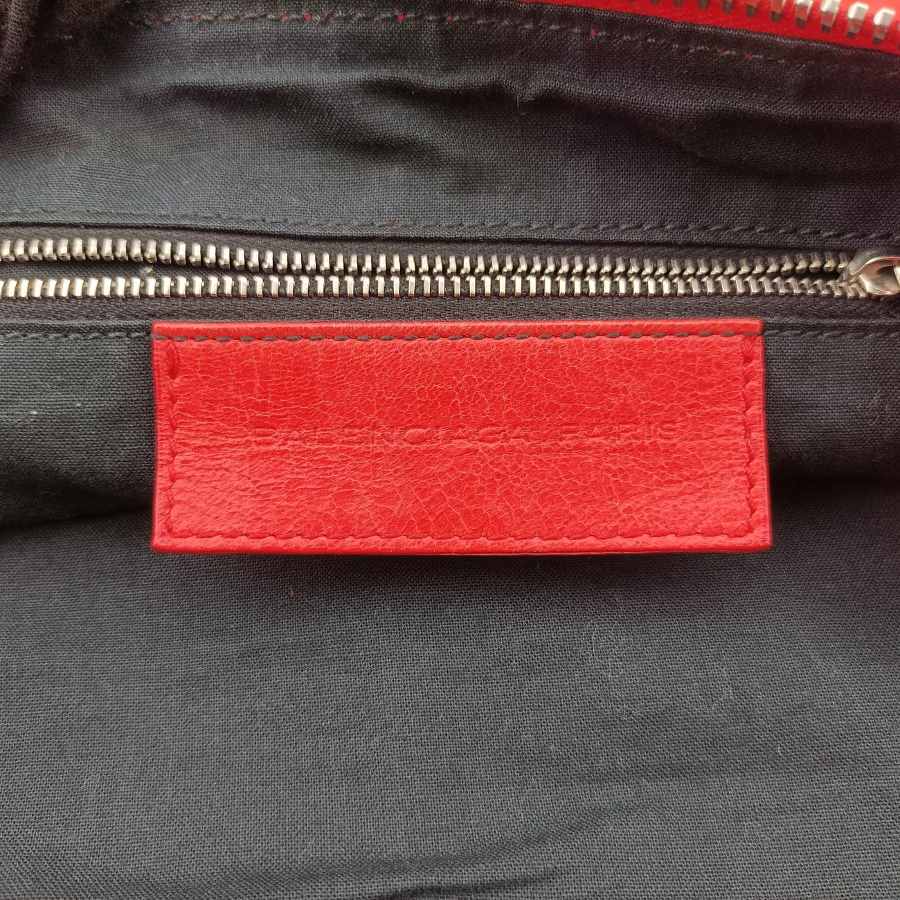 Pre-owned Balenciaga Giant Day Orange lambskin  handbag | stylenewstar