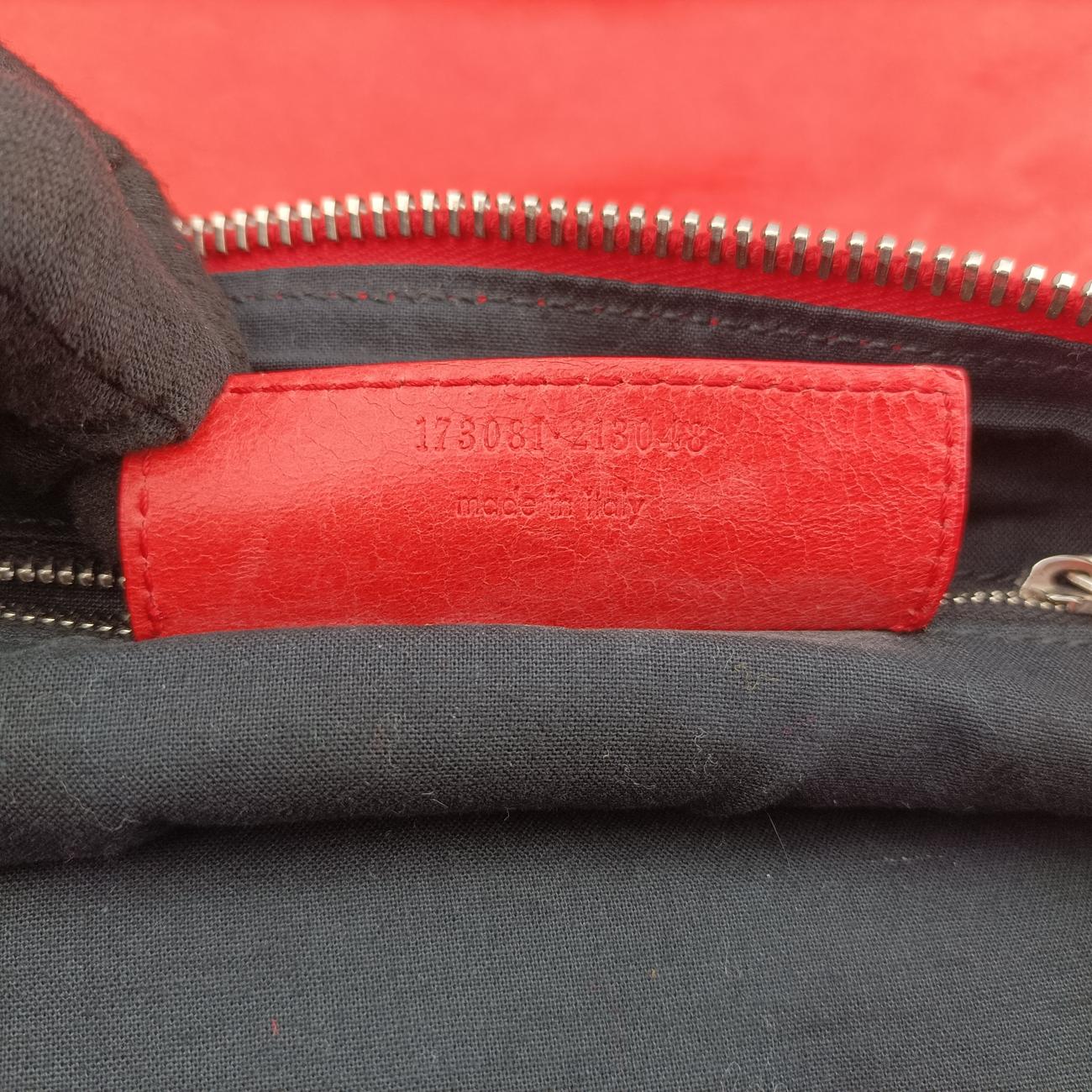 Pre-owned Balenciaga Giant Day Orange lambskin  handbag | stylenewstar