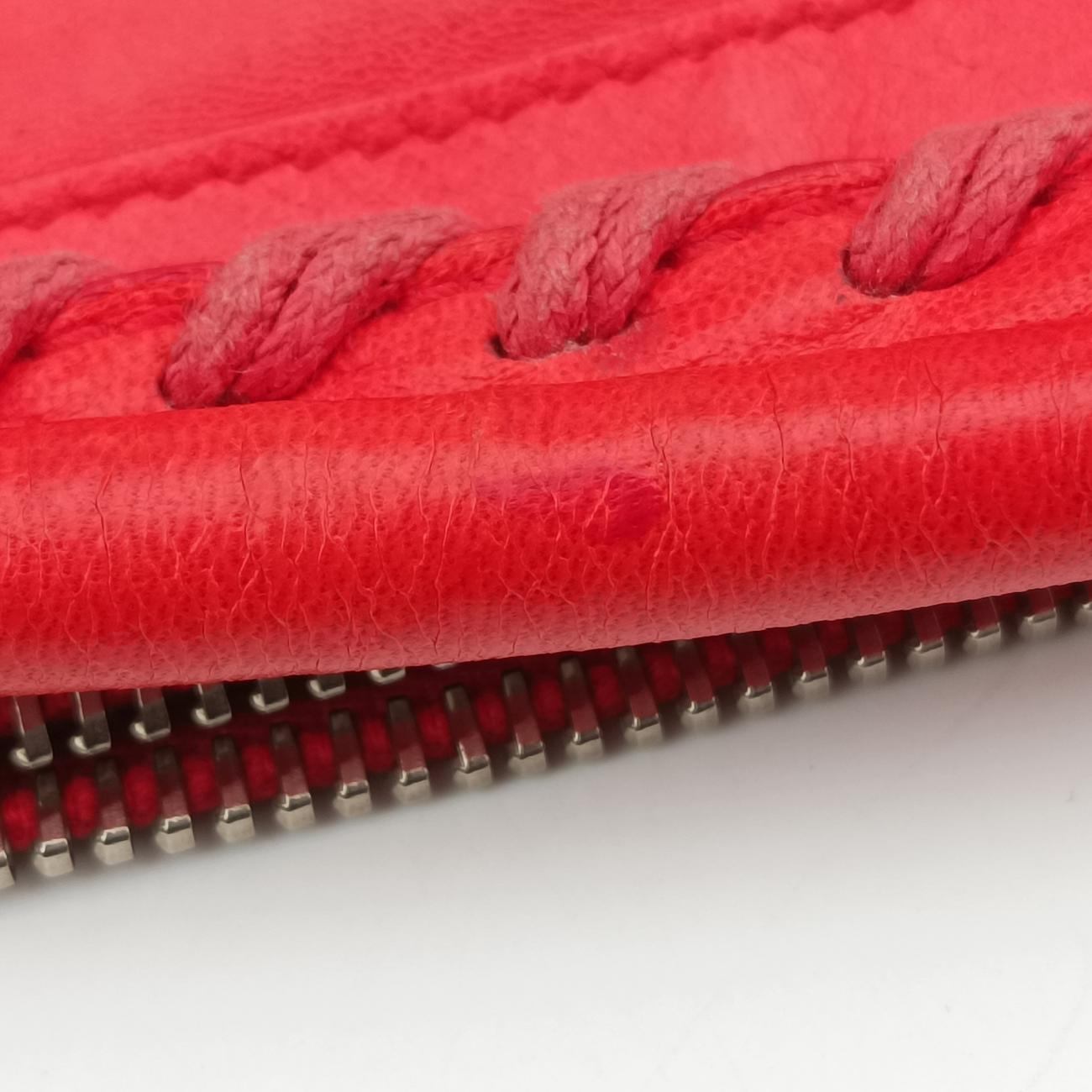 Pre-owned Balenciaga Giant Day Orange lambskin  handbag | stylenewstar