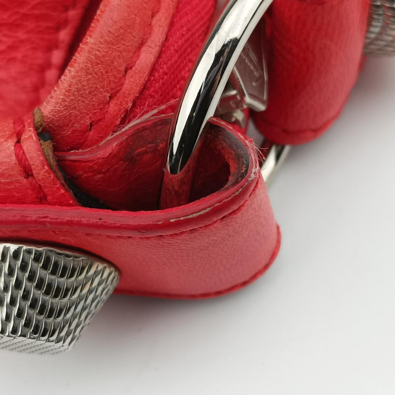 Pre-owned Balenciaga Giant Day Orange lambskin  handbag | stylenewstar