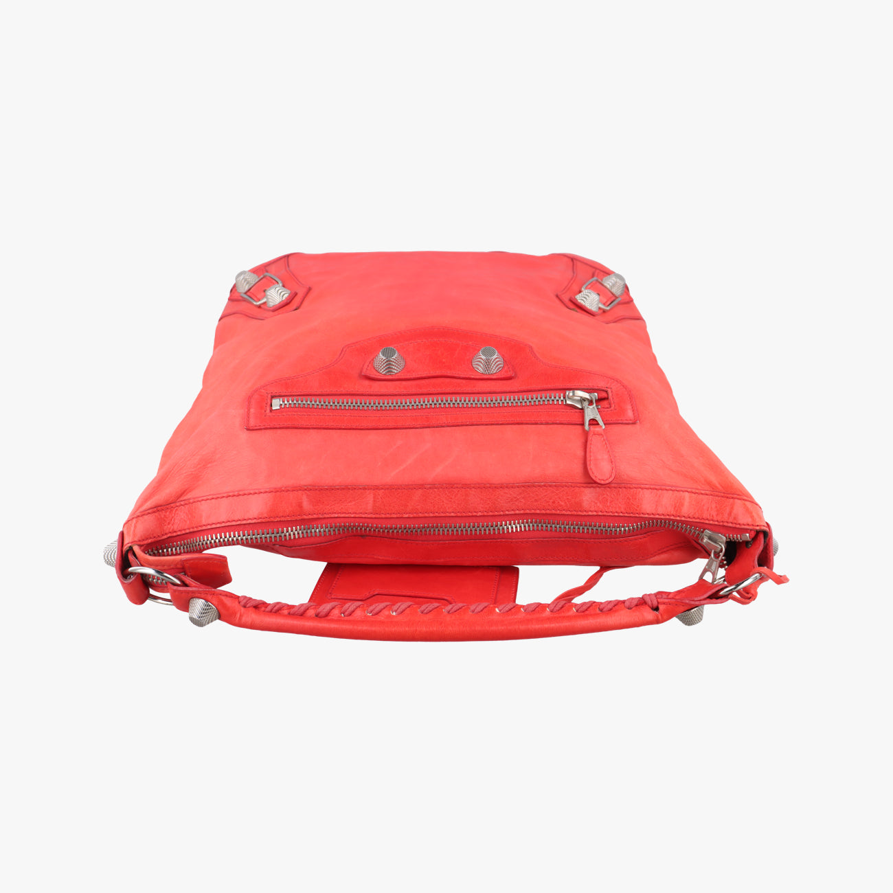 Pre-owned Balenciaga Giant Day Orange lambskin  handbag | stylenewstar