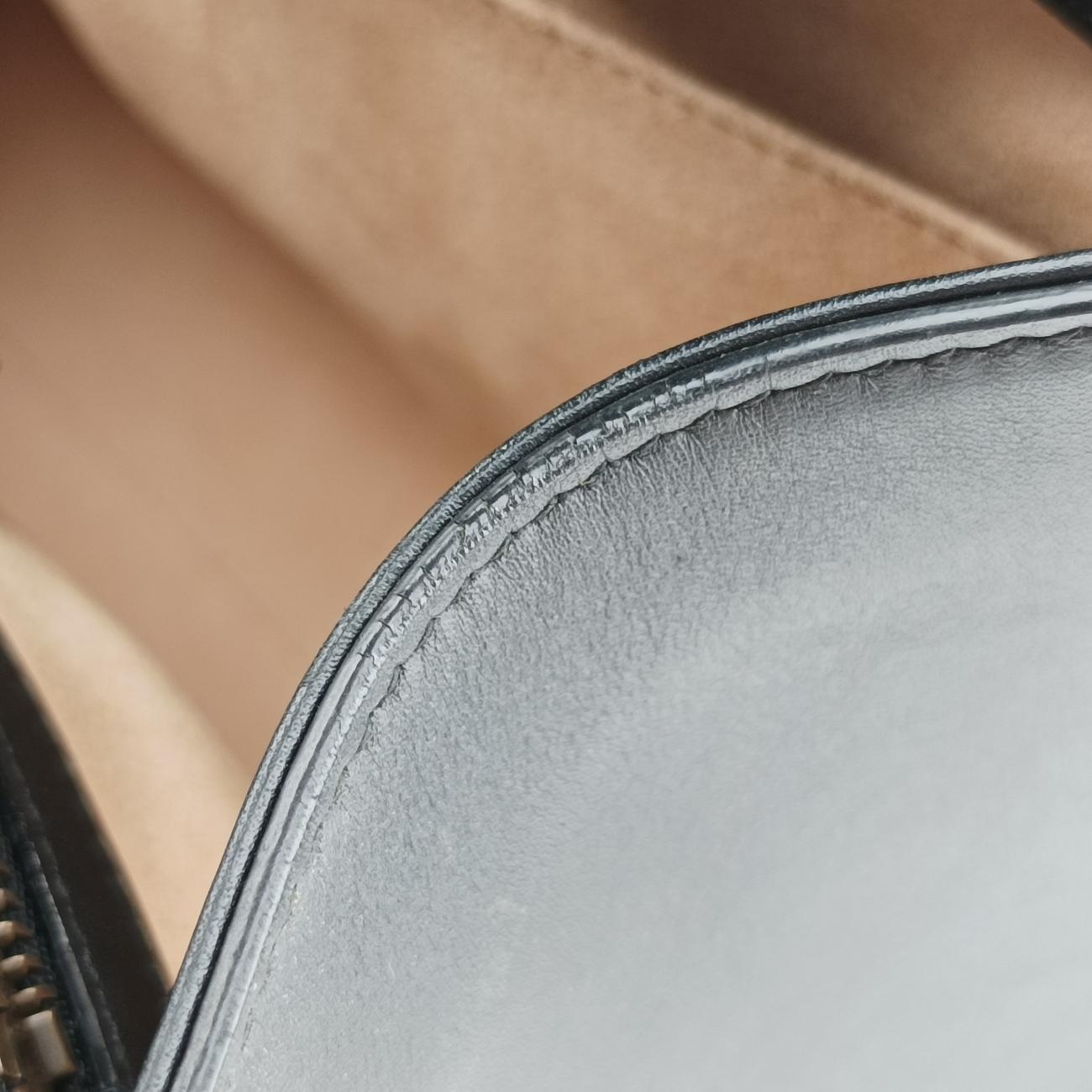 Vintage Gucci Osiride GG Supreme beige×black×Multicolour Leather × Canvas 497996 shoulderbag | stylenewstar