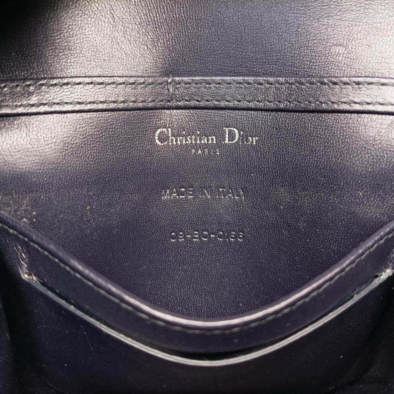 Secondhand Christian Dior Diorama Blue Leather  shoulderbag | stylenewstar