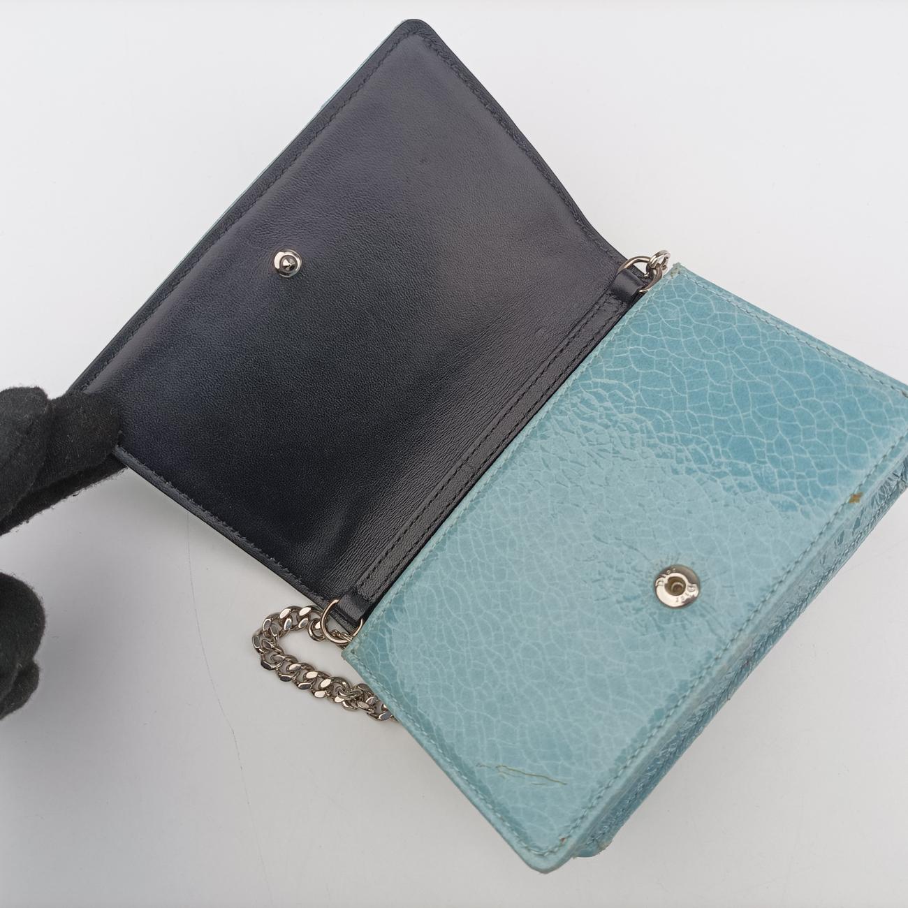 Secondhand Christian Dior Diorama Blue Leather  shoulderbag | stylenewstar