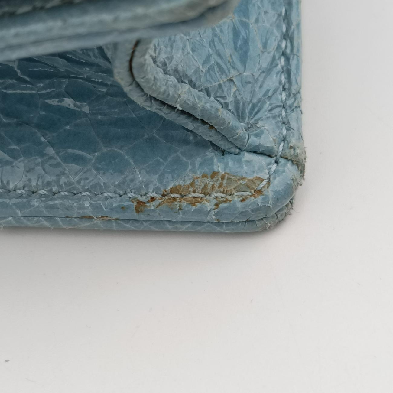 Secondhand Christian Dior Diorama Blue Leather  shoulderbag | stylenewstar