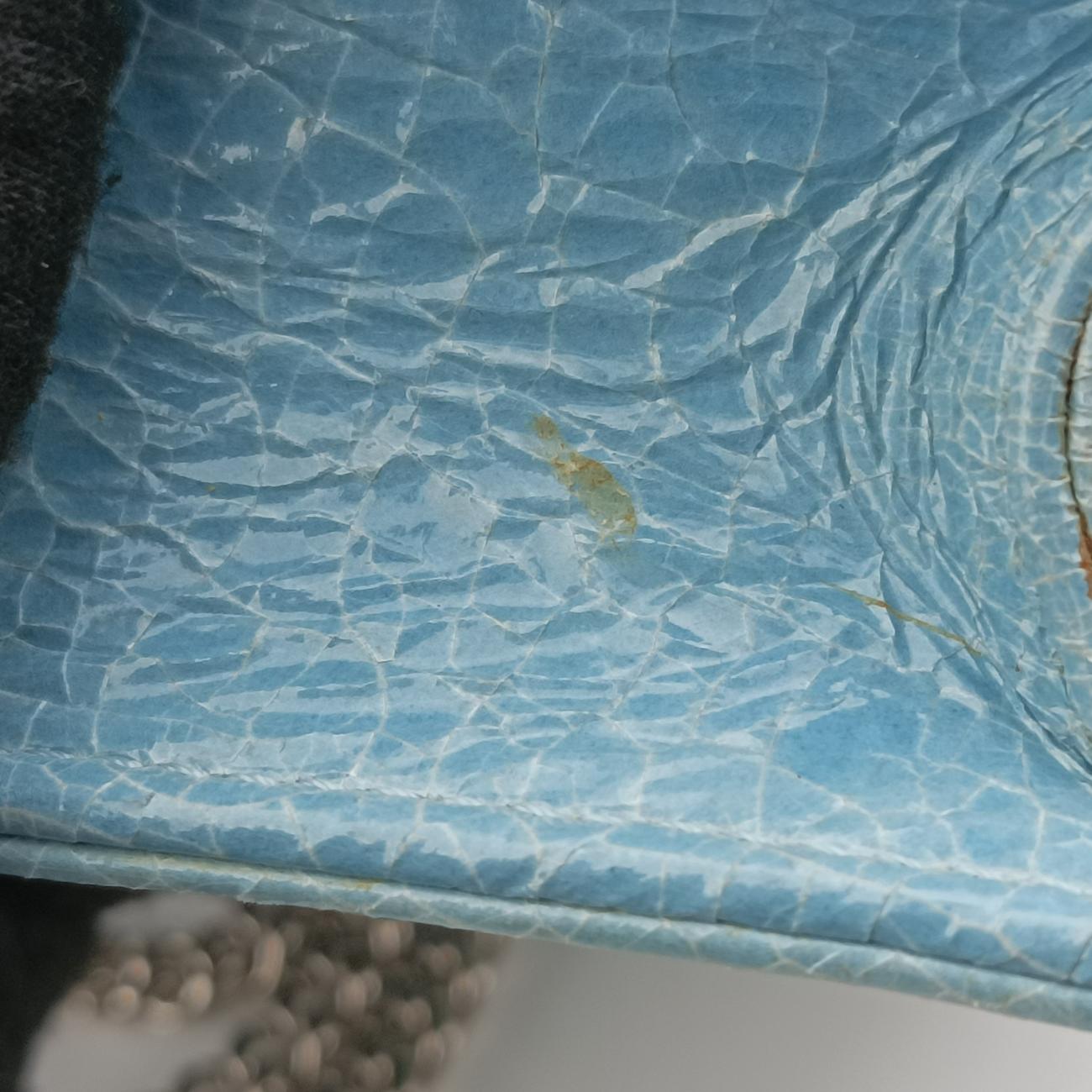 Secondhand Christian Dior Diorama Blue Leather  shoulderbag | stylenewstar