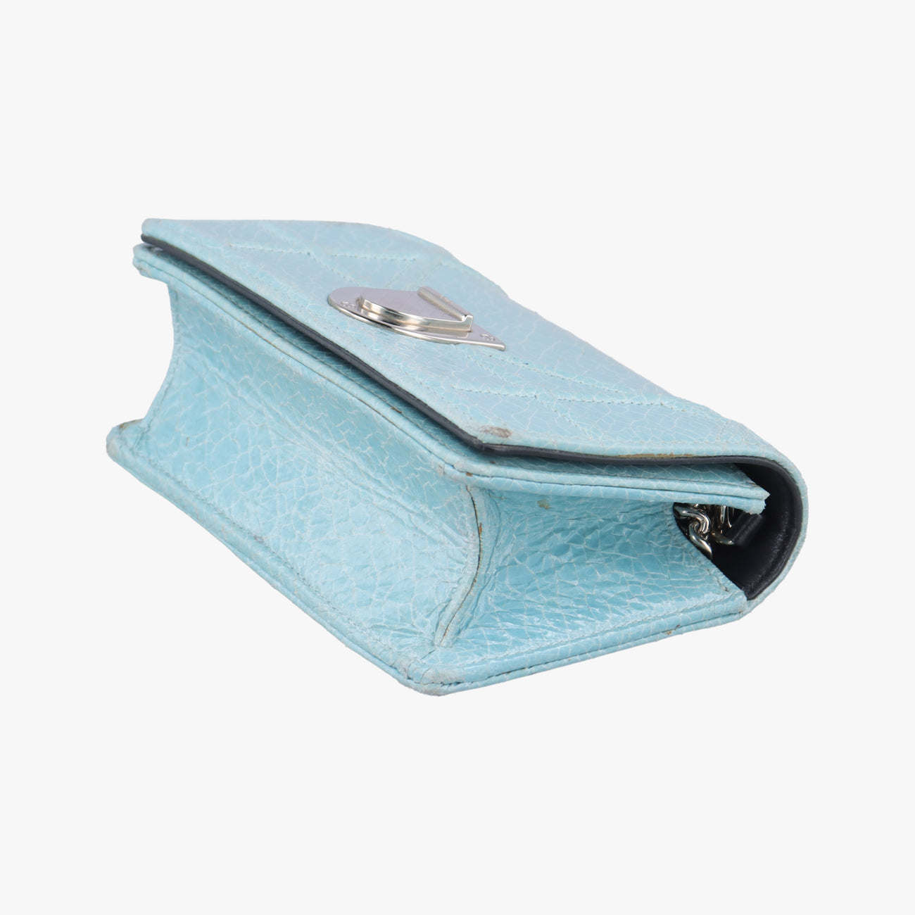 Secondhand Christian Dior Diorama Blue Leather  shoulderbag | stylenewstar