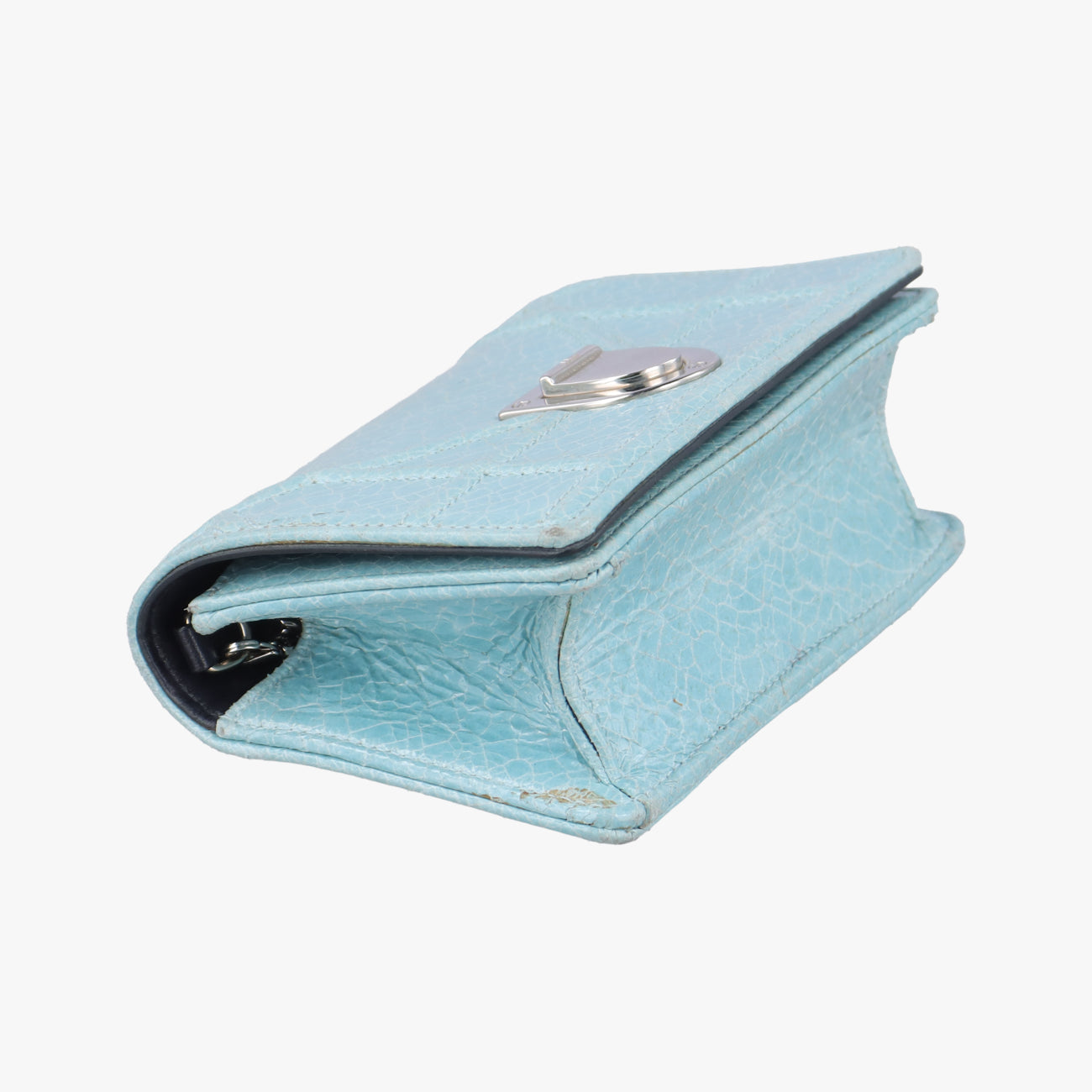 Secondhand Christian Dior Diorama Blue Leather  shoulderbag | stylenewstar