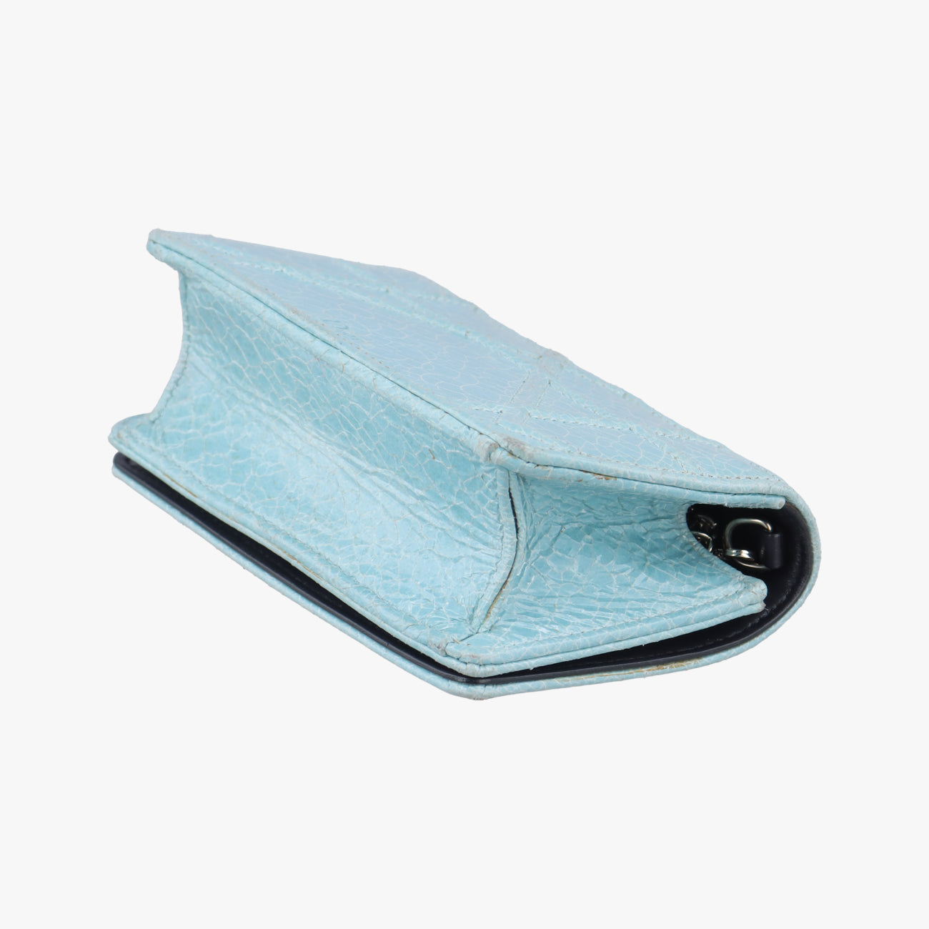 Secondhand Christian Dior Diorama Blue Leather  shoulderbag | stylenewstar