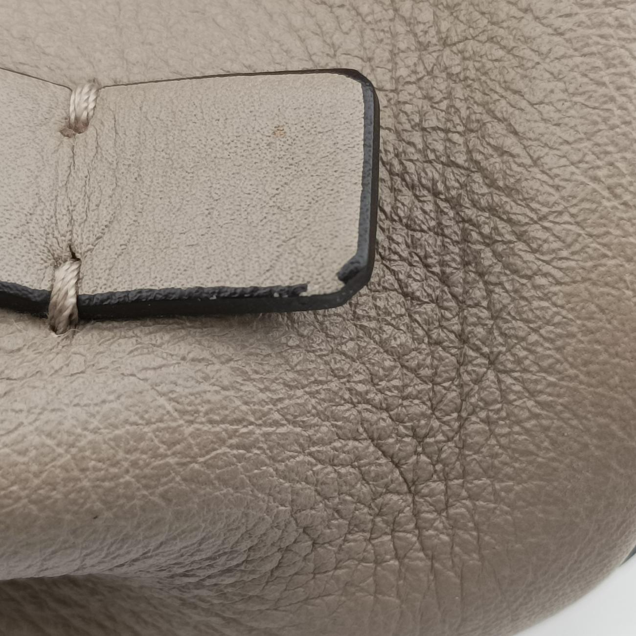 Pre-owned Chloe FAYE mini Grey Suede × leather  backpack/rucksack | stylenewstar