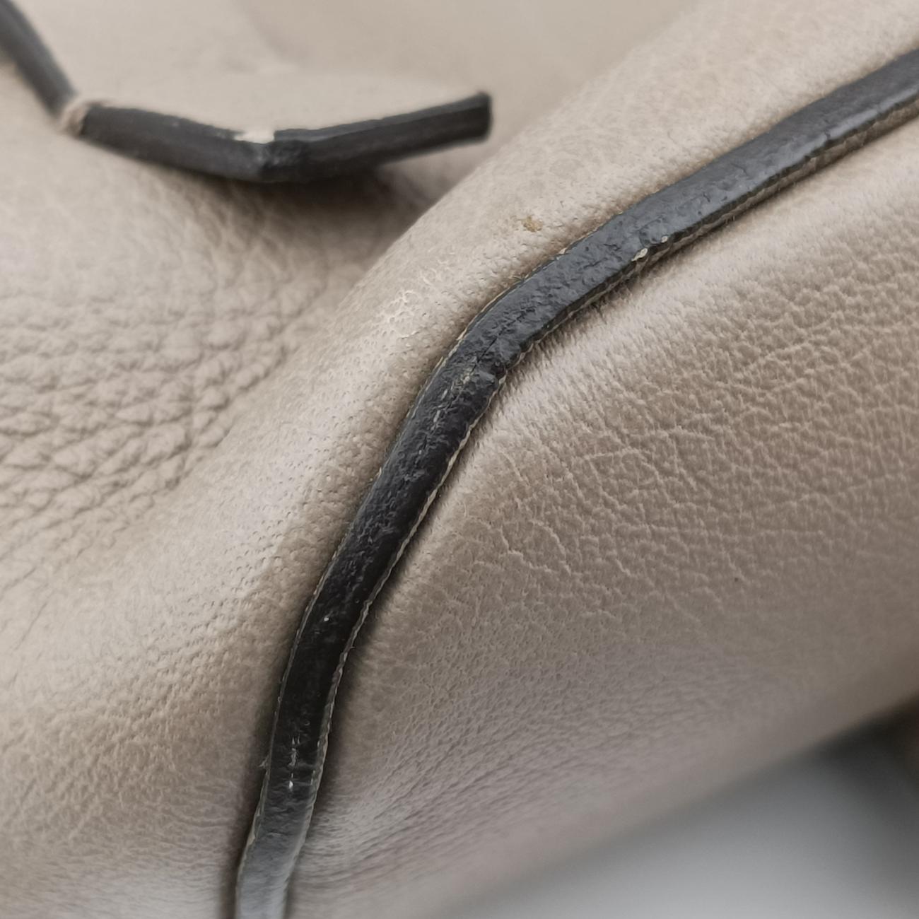 Pre-owned Chloe FAYE mini Grey Suede × leather  backpack/rucksack | stylenewstar